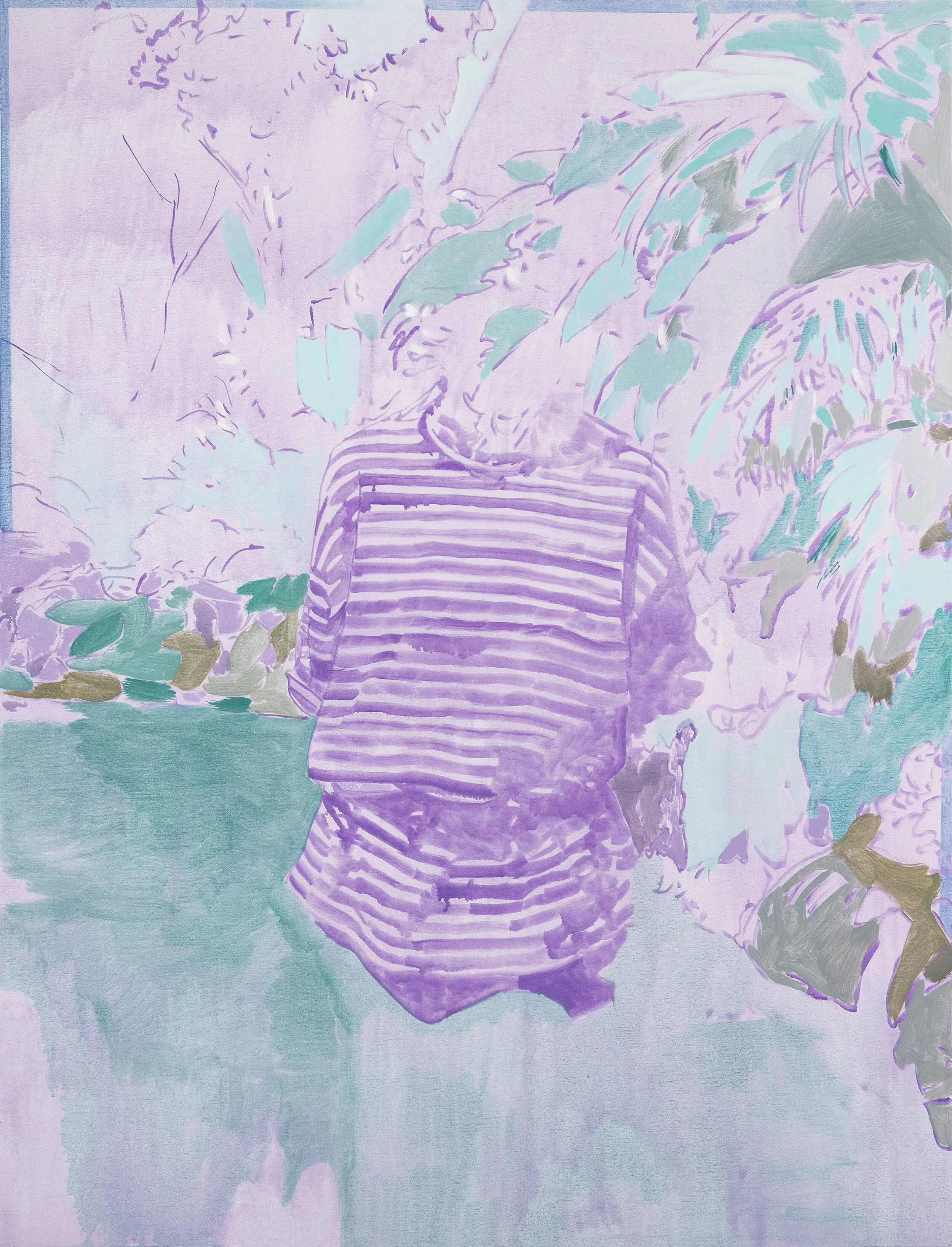 Garden of no time Oil on linen, 127cm x 96cm 2019