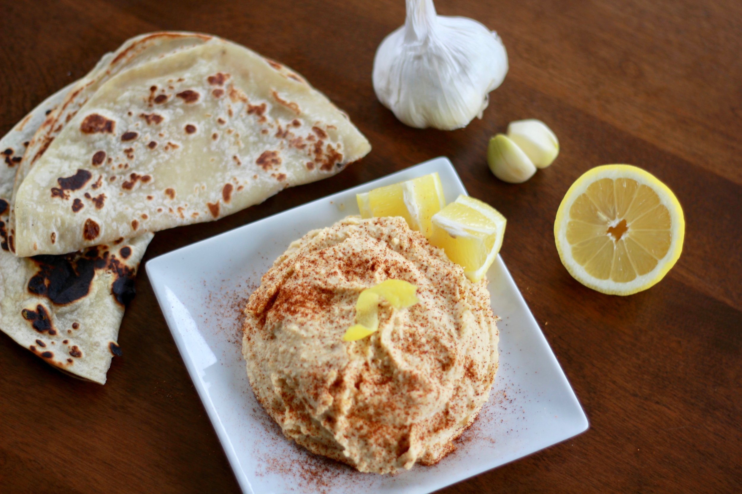 We love hummus with roti or pita | Wholesome LLC