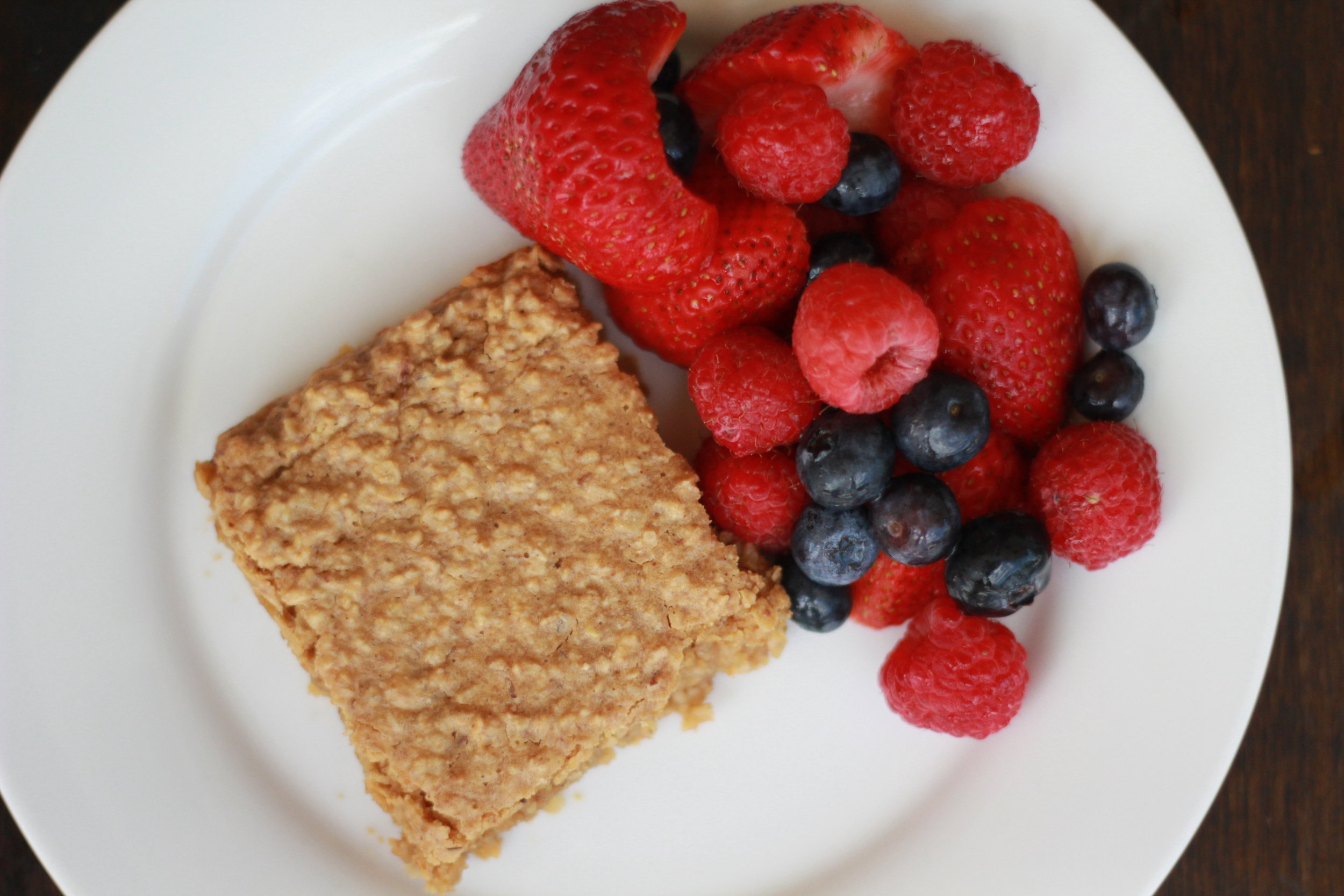 Quick Peanut Butter Baked Oatmeal | Wholesome LLC