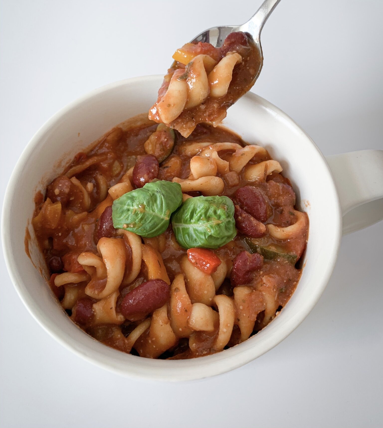 A Spoonful of Pesto Pasta Stew | Wholesome LLC