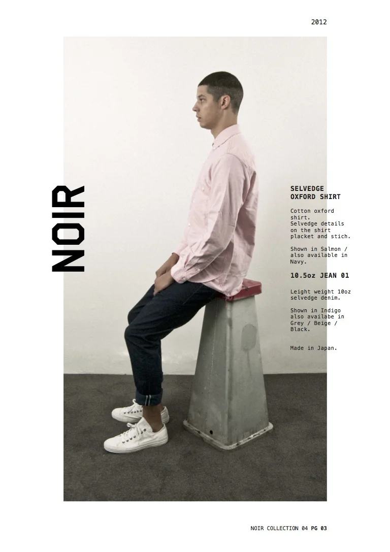 NOIR CATALOGUE ( LOOKBOOK ) 