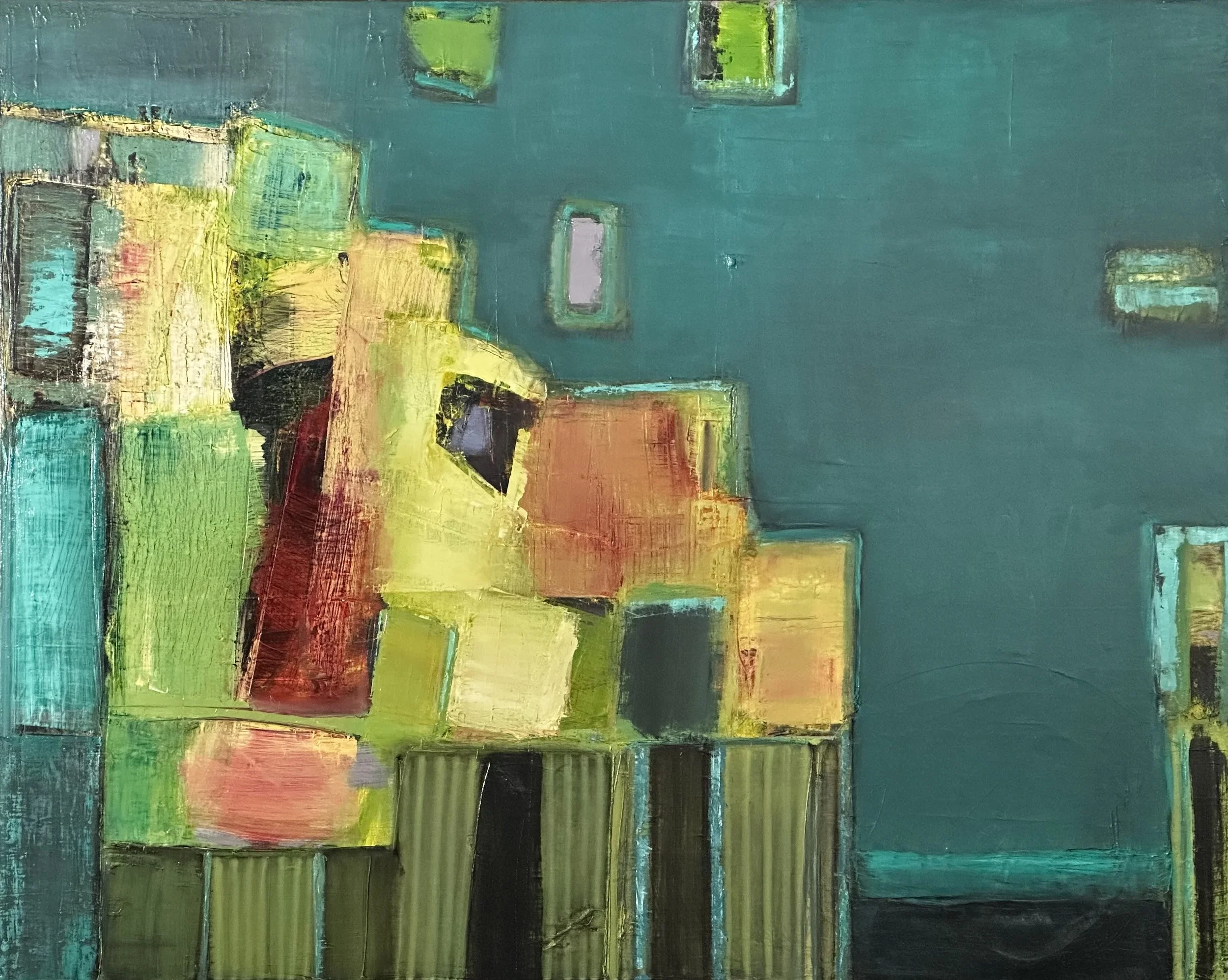 "Party on the Pier"
4'x5' Oil on Canvas
$7900.