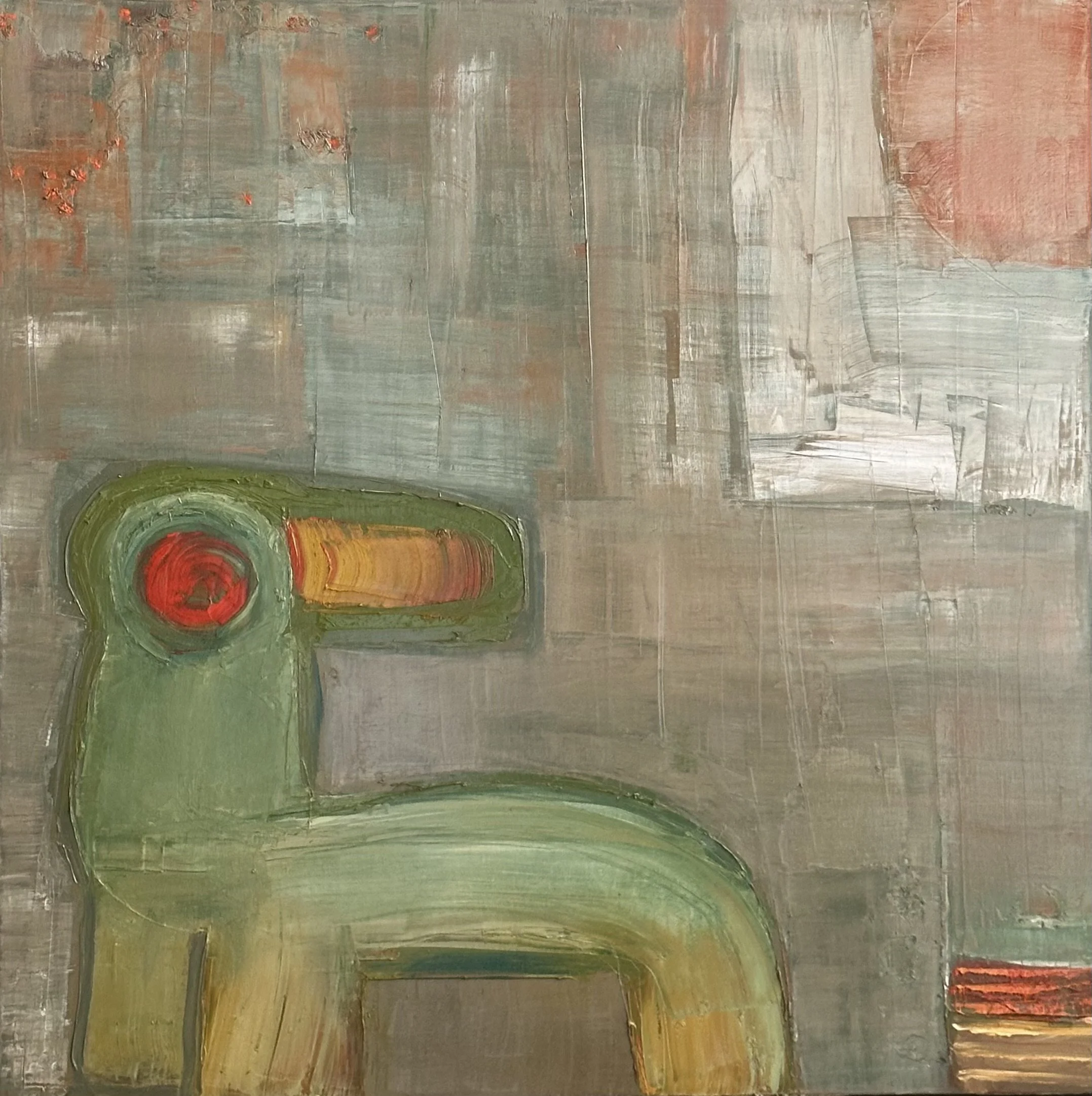 "DogBird"
3'x3' Oil on Canvas
$3600.
