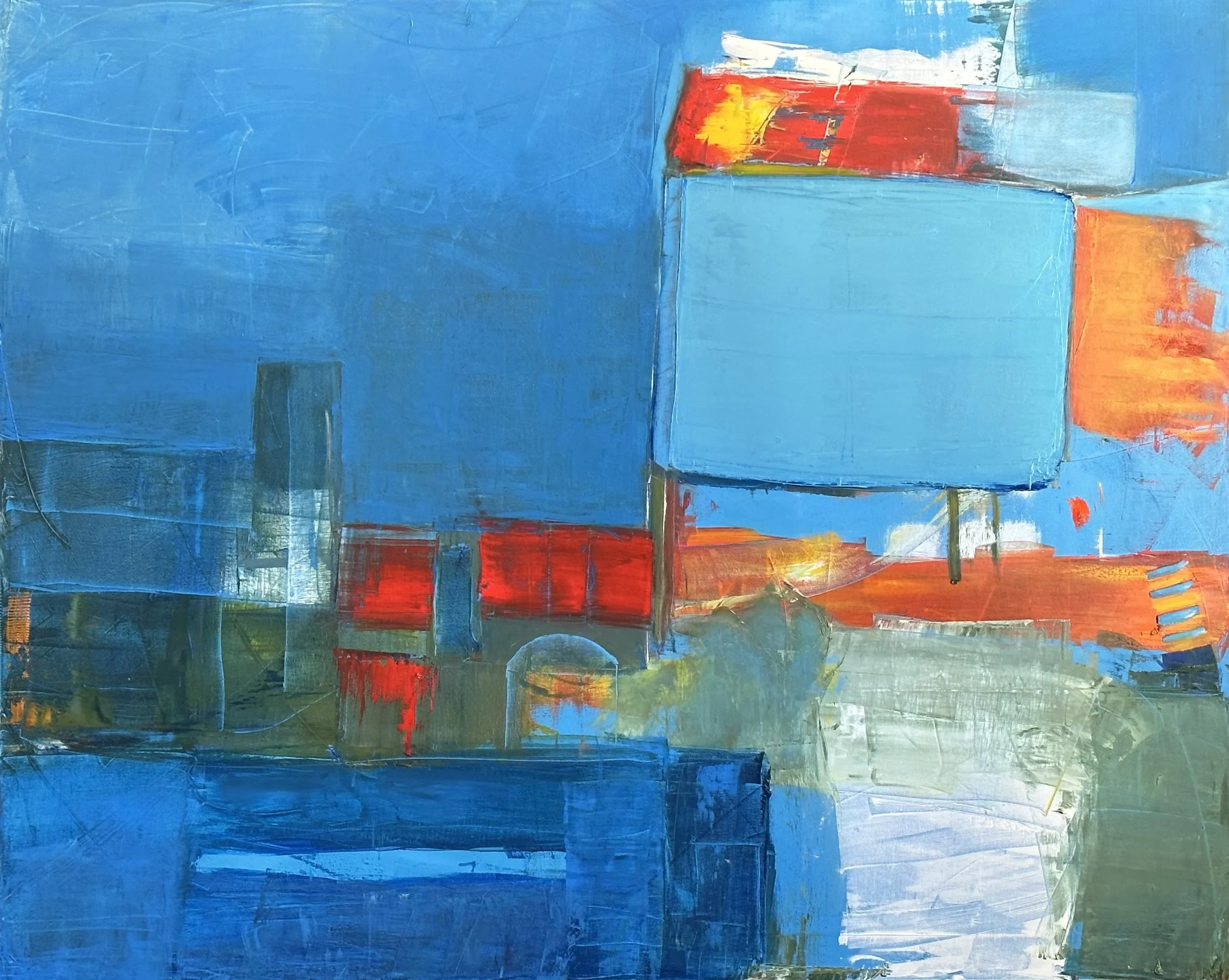 "Blue Firebird"
4'x5' Oil on Canvas
$7500.