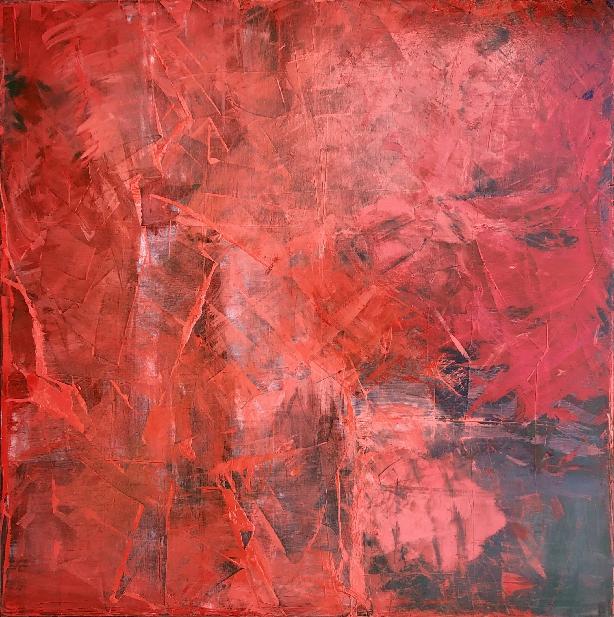 "Gradient Red"
4'x4' Oil on Canvas
$6800.