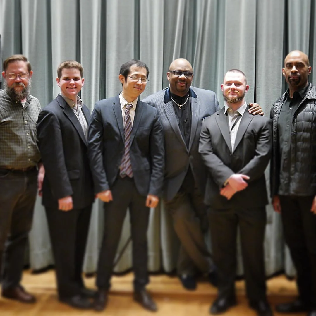 From Left to Right: Robert Hook, Billy Test, Yoshi Waki, Ralph Peterson, Nate Hook, and Gary Thomas