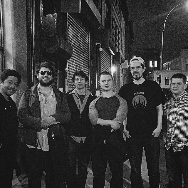 From Left to Right: Matt Garrison, Travis Reuter, Paolo Cantarella, Nate Hook, Louis De Mieulle, and Billy Test