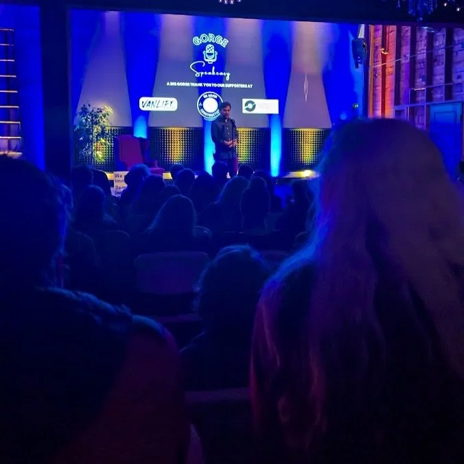 Amazing night last night @gorgespeakeasy @eventsattheruins So many great stories!