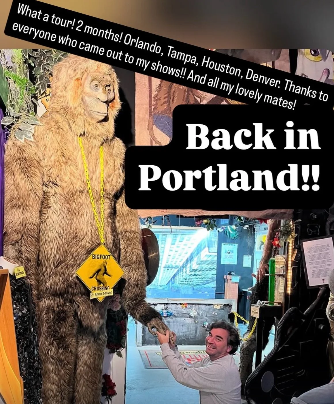 Finally back in PORTLAND for a few months before we head out again!