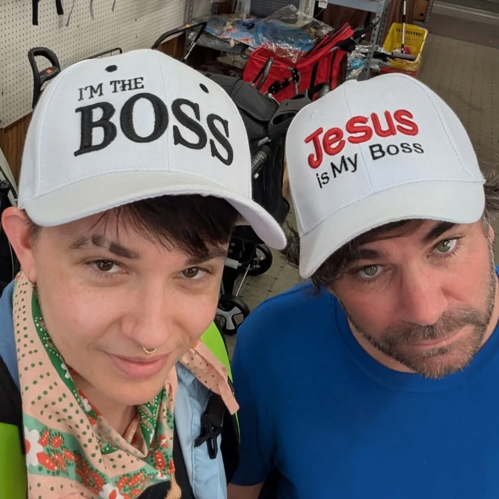 Look out @theatreconspiracy THE BOSS is here! @meatymeekers #fortmyersfringe
