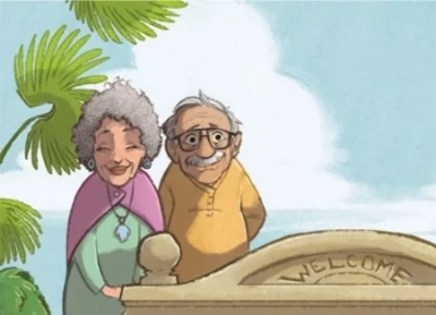 Grandma Gussie and Grandpa Morris