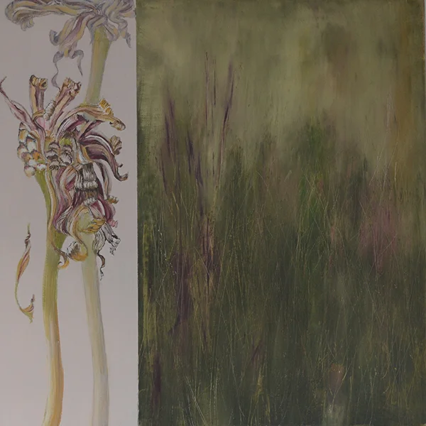 COLD WAX FLOWER / “ENDING BLOOM”