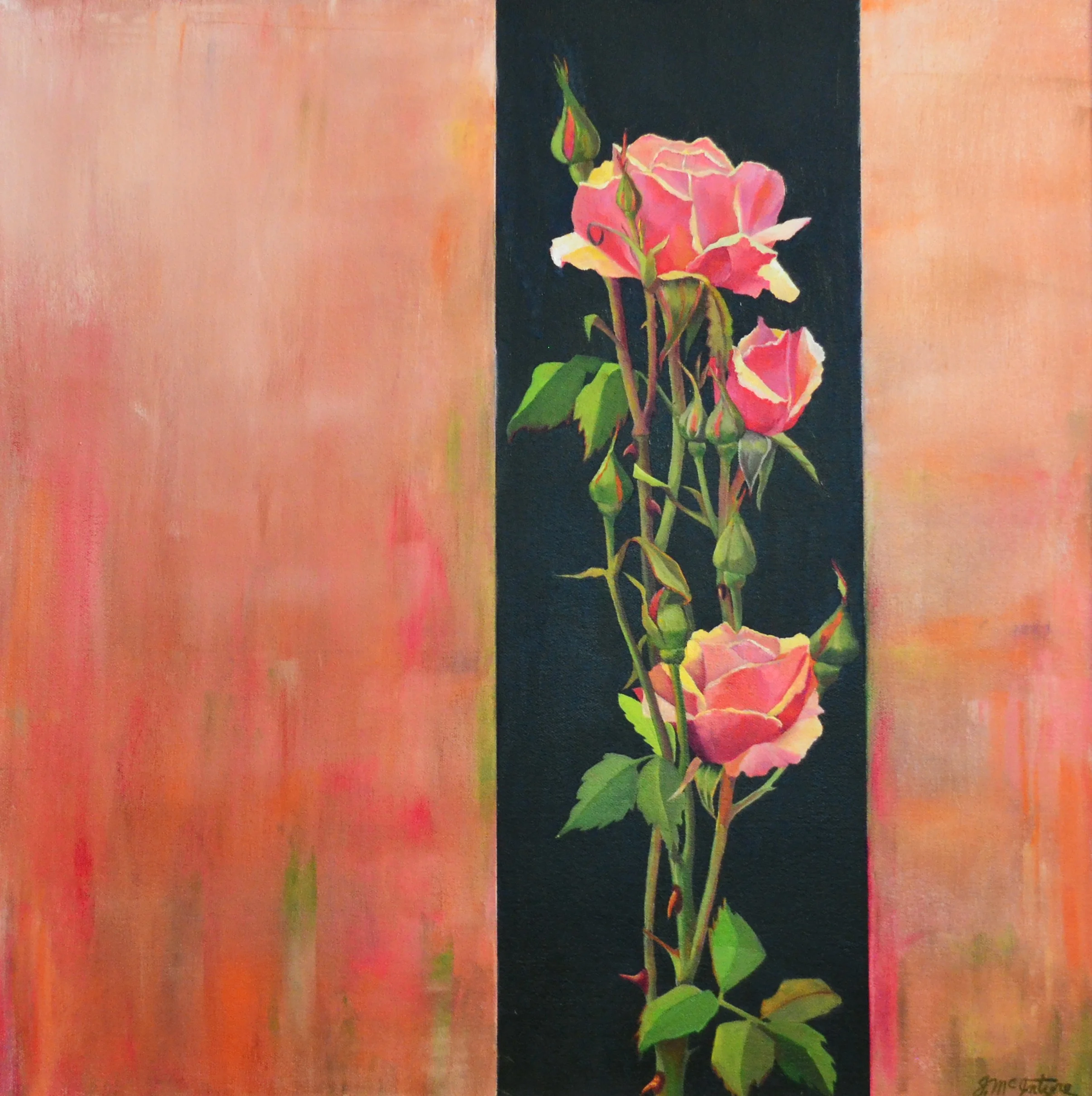 Oil and Cold Wax 24"x24", price $875.