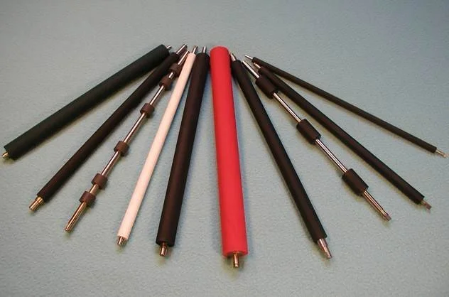 Rubber to metal bonded components