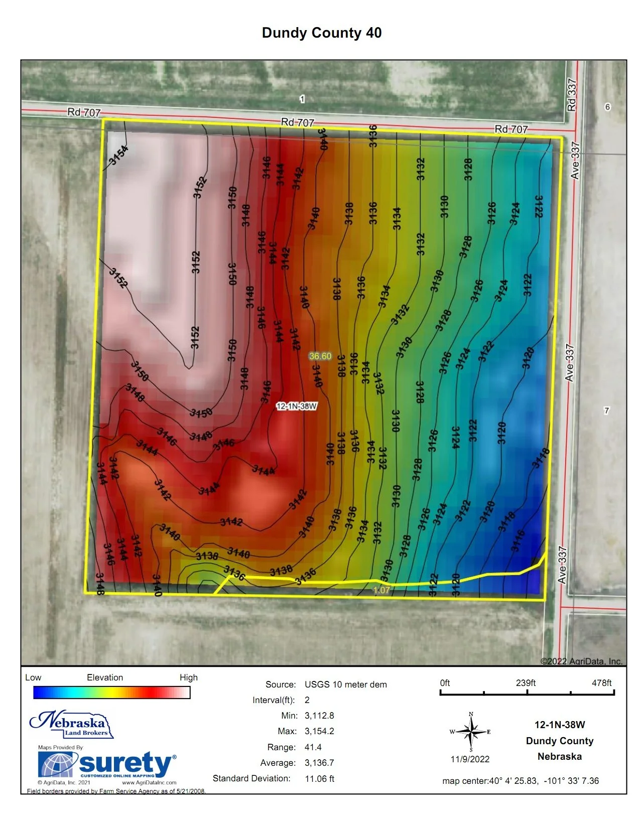 Benkelman NE 40 SOLD & CLOSED 12.21.22 — Nebraska Land Brokers
