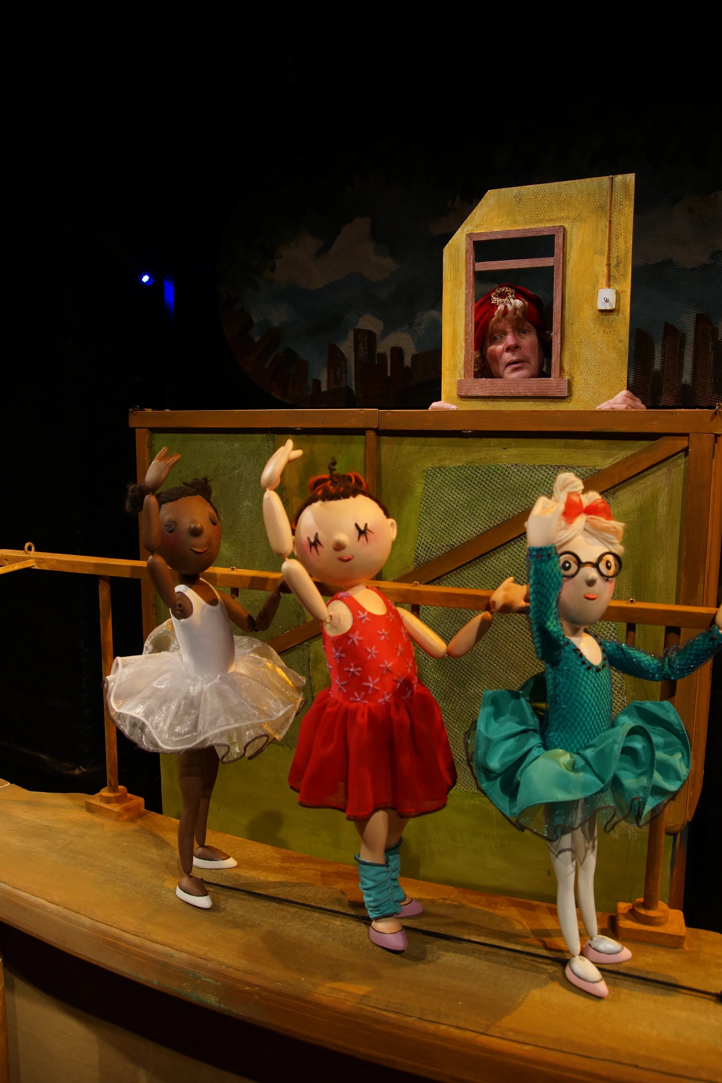 'Dogs Don't Do Ballet'  The ballet barre girls.