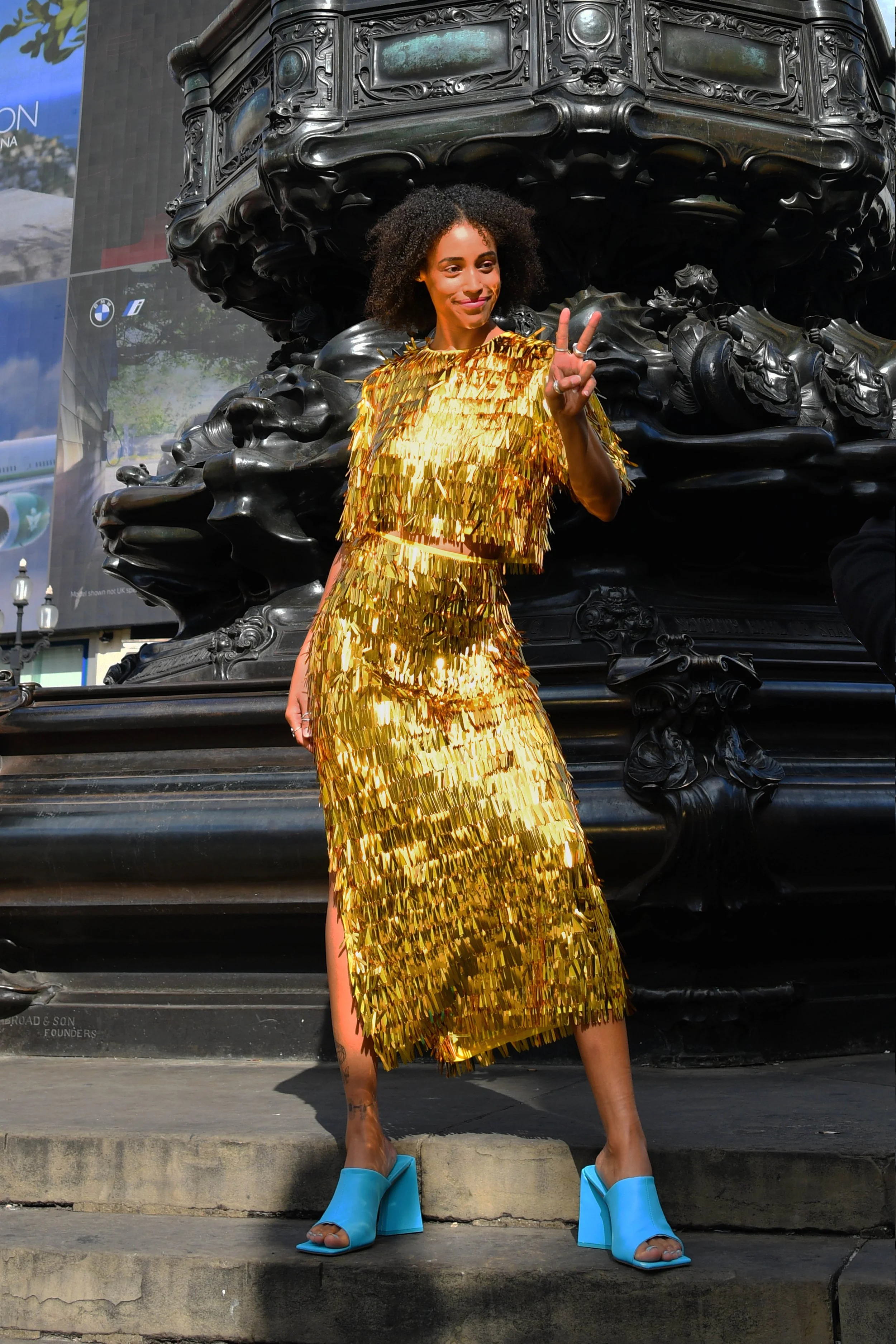 Cleopatra Co-ord in Gold Rush  WINIFRED ROSE