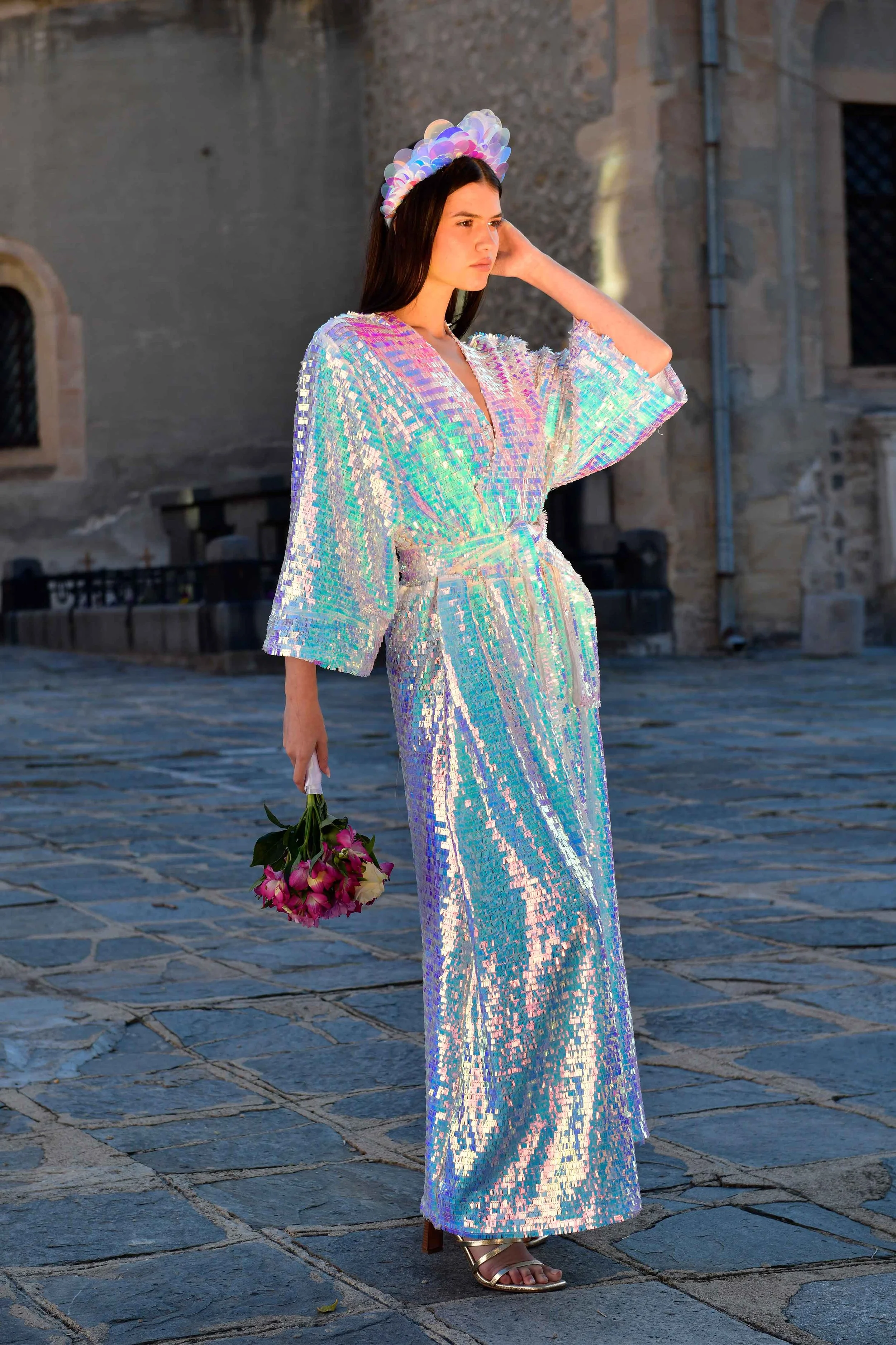 Bridal shoot plovdiv 2025 pearl iridescent sequin jumpsuit 46.jpg