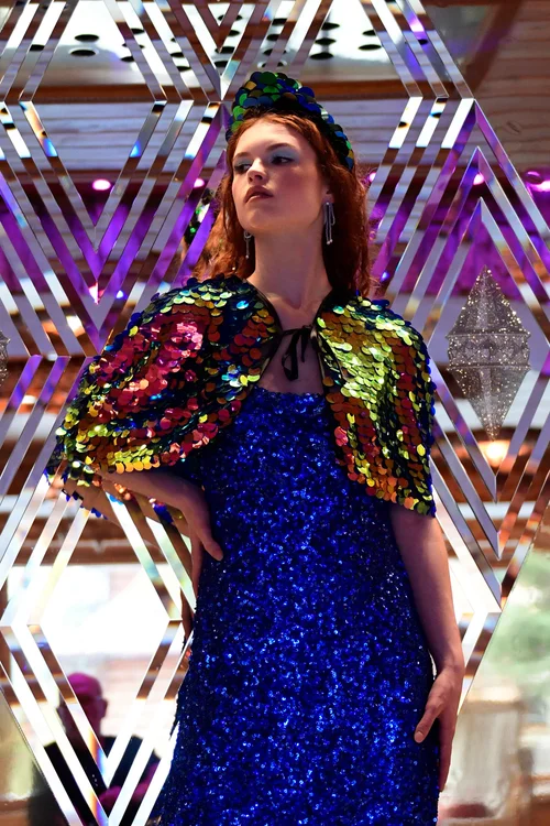 indian festival dresses online Hot Pink Sequin & Diamond Festival Dress Perth