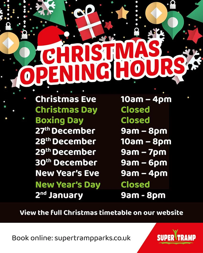 Christmas Opening Hours