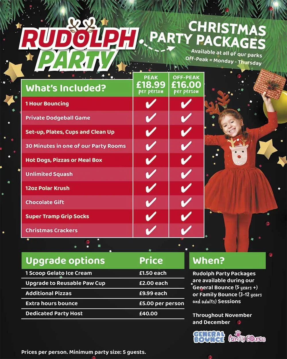 Rudolph Party — Super Tramp Parks UK Trampoline Parks