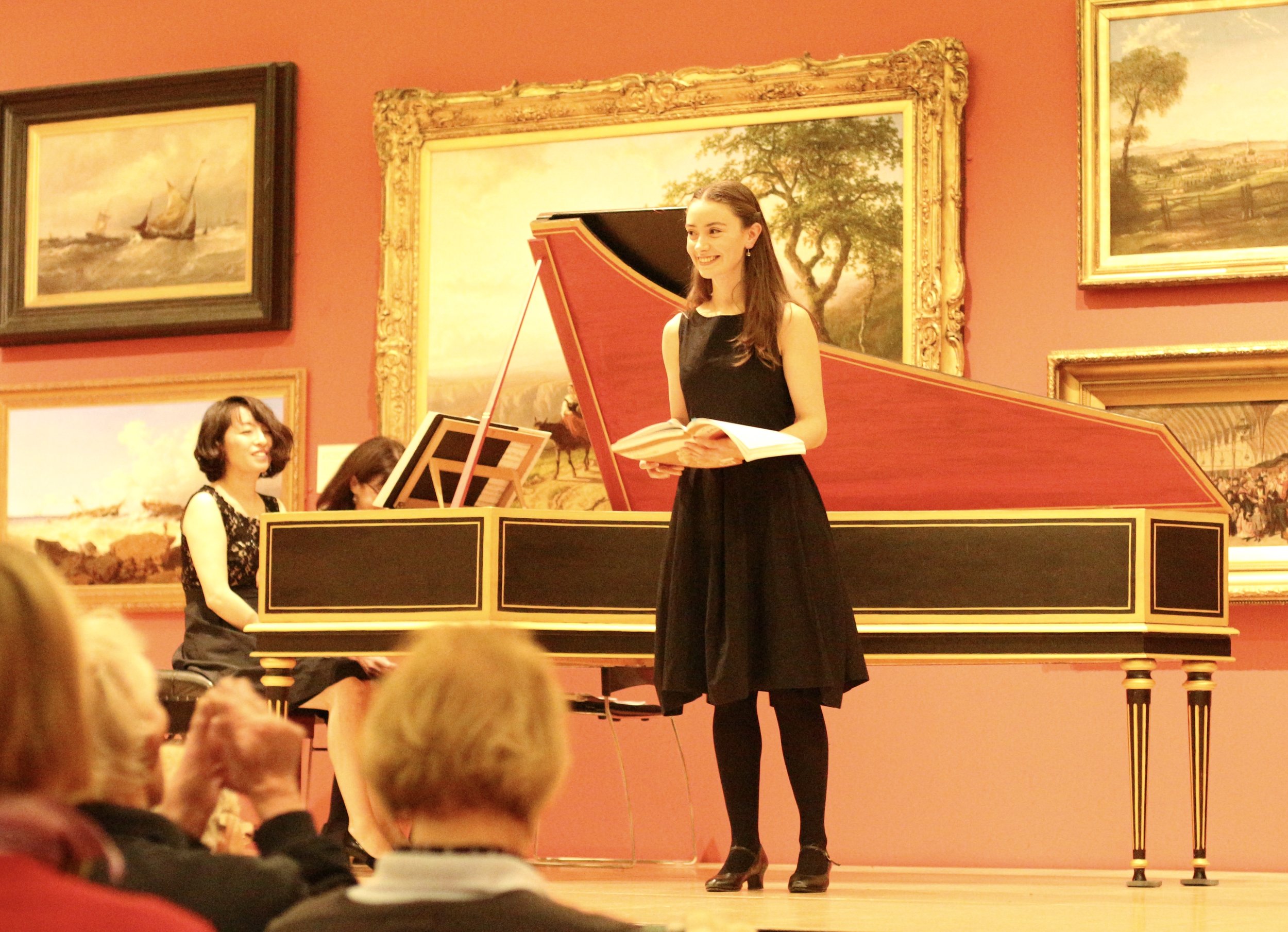 with Asako Ogawa, harpsichord Leicester International Music Festival