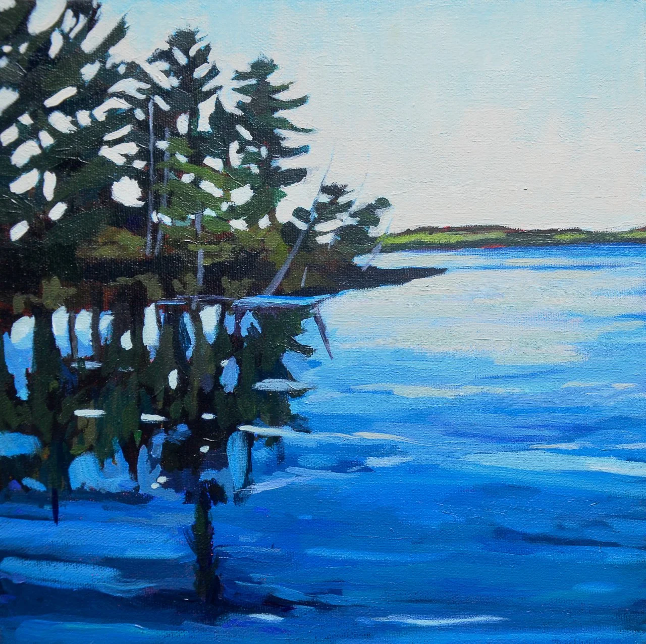10 x 10", Acrylic on Canvas, (SOLD)