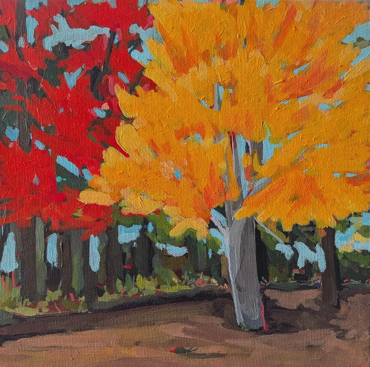 10 x 10", Acrylic on Canvas