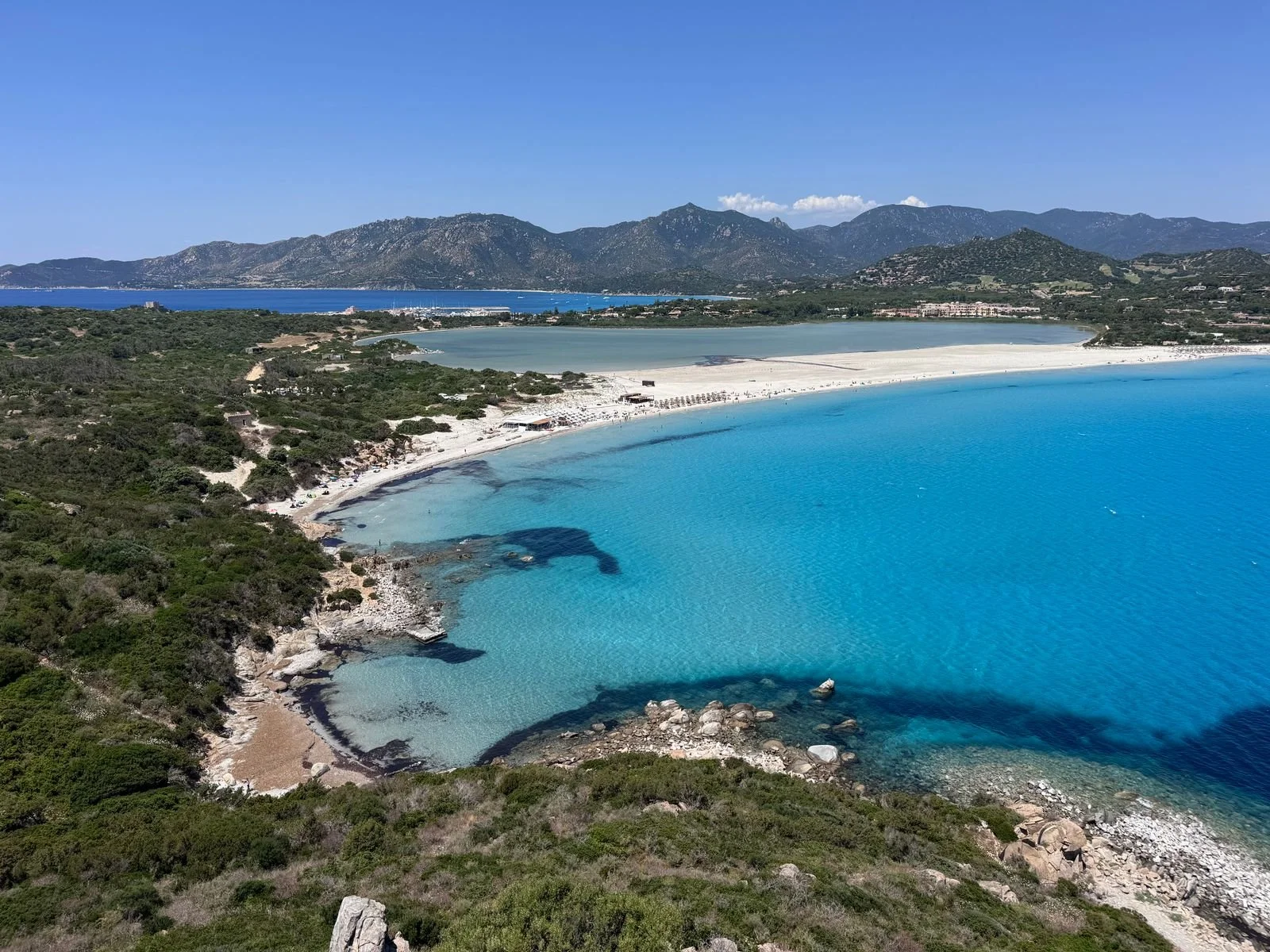 Turquoise beach in Sardinia for a summer Italy honeymoon