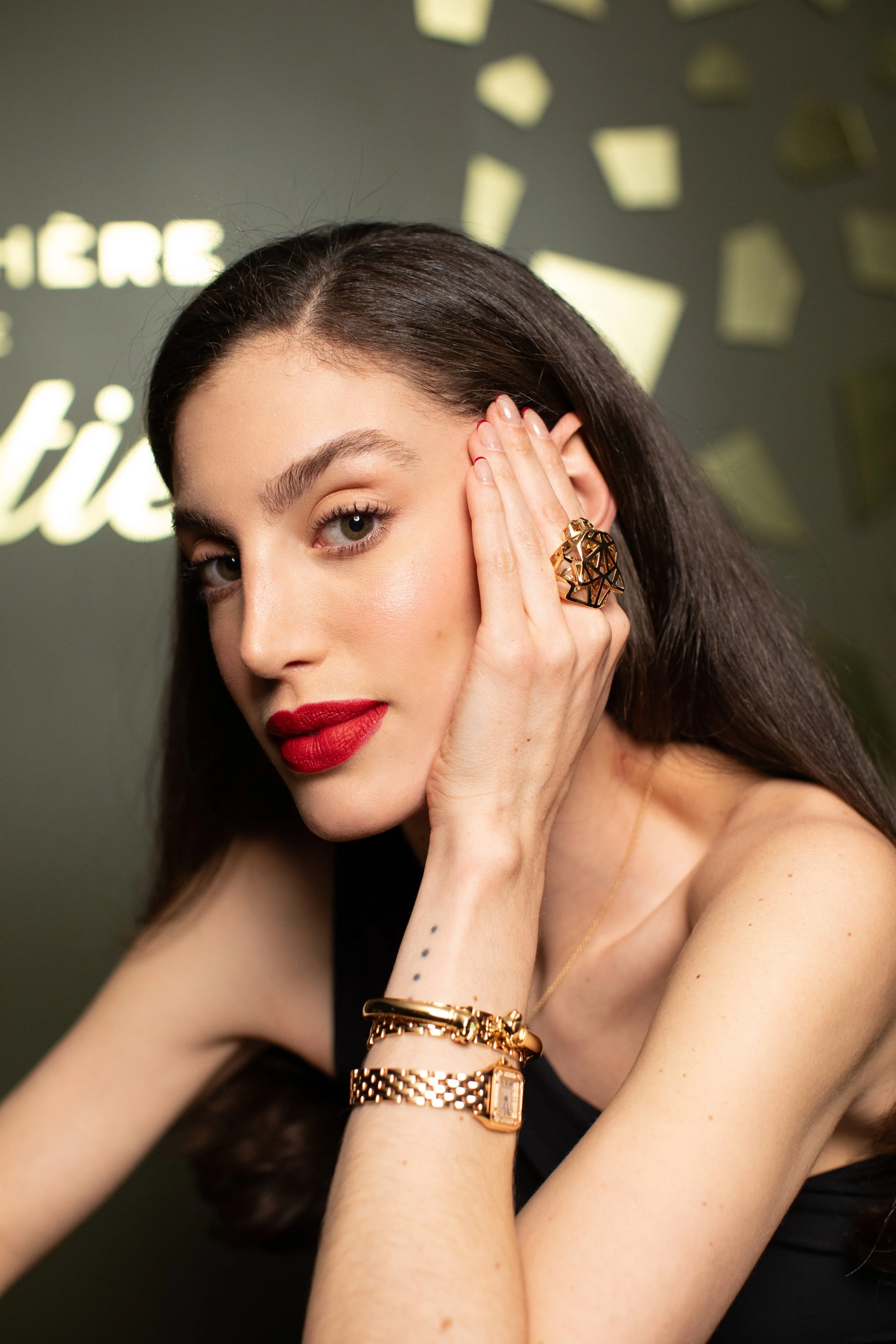 Fashion photography portrait Helena Fadul for Cartier photographed by Ana María Fandiño.