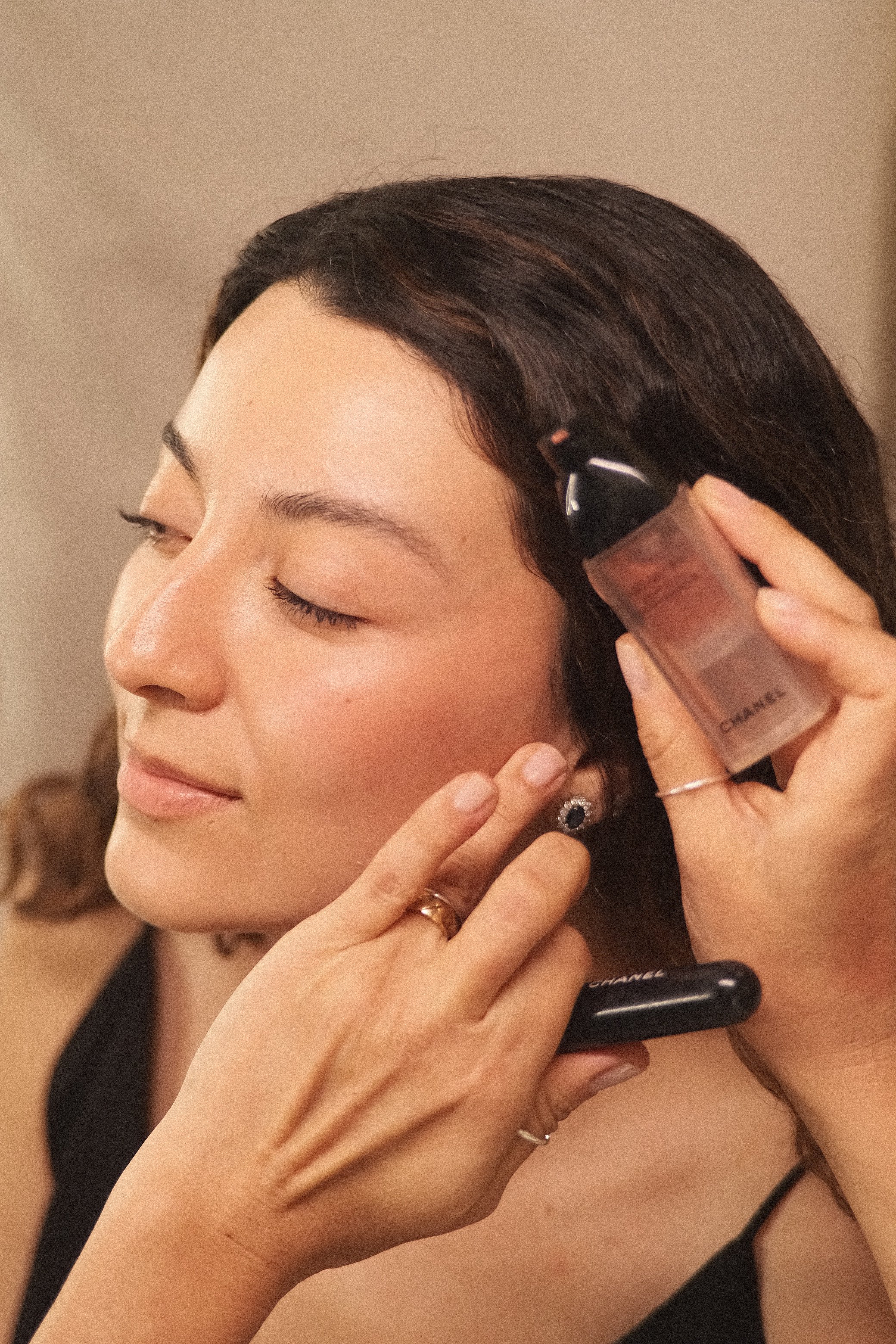 CHANEL beauty suite glam portrait Daniela Bastidas, Cartagena Colombia - Ana María Fandiño
