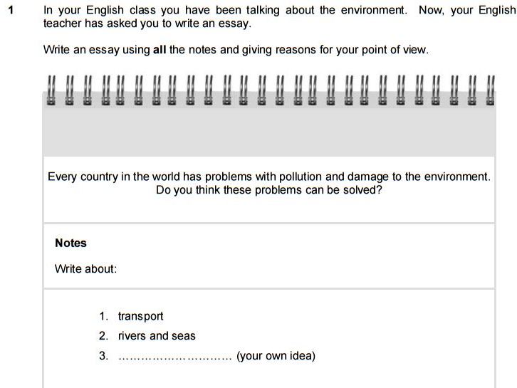 essay fce exercises