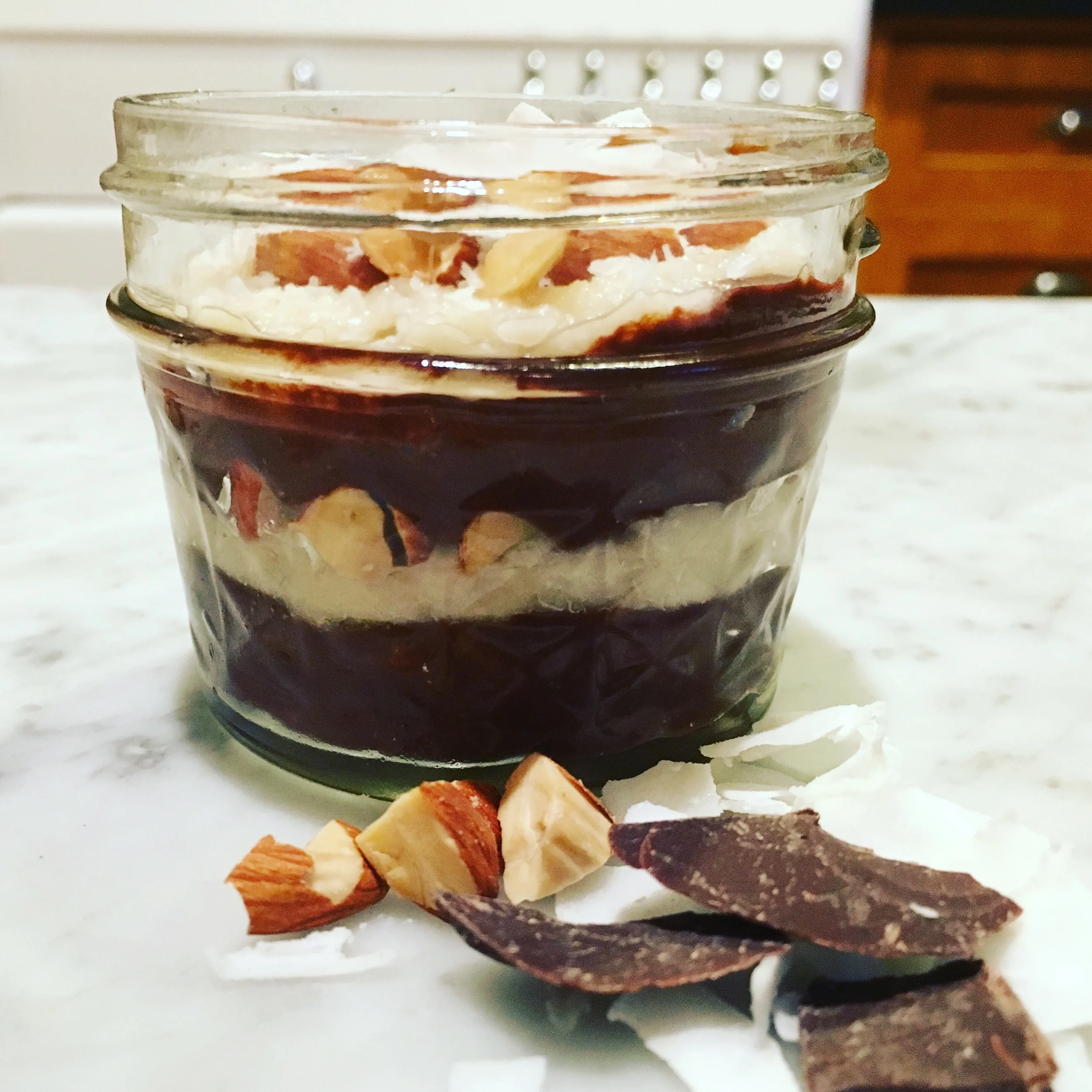 Deconstructed Almond Joy