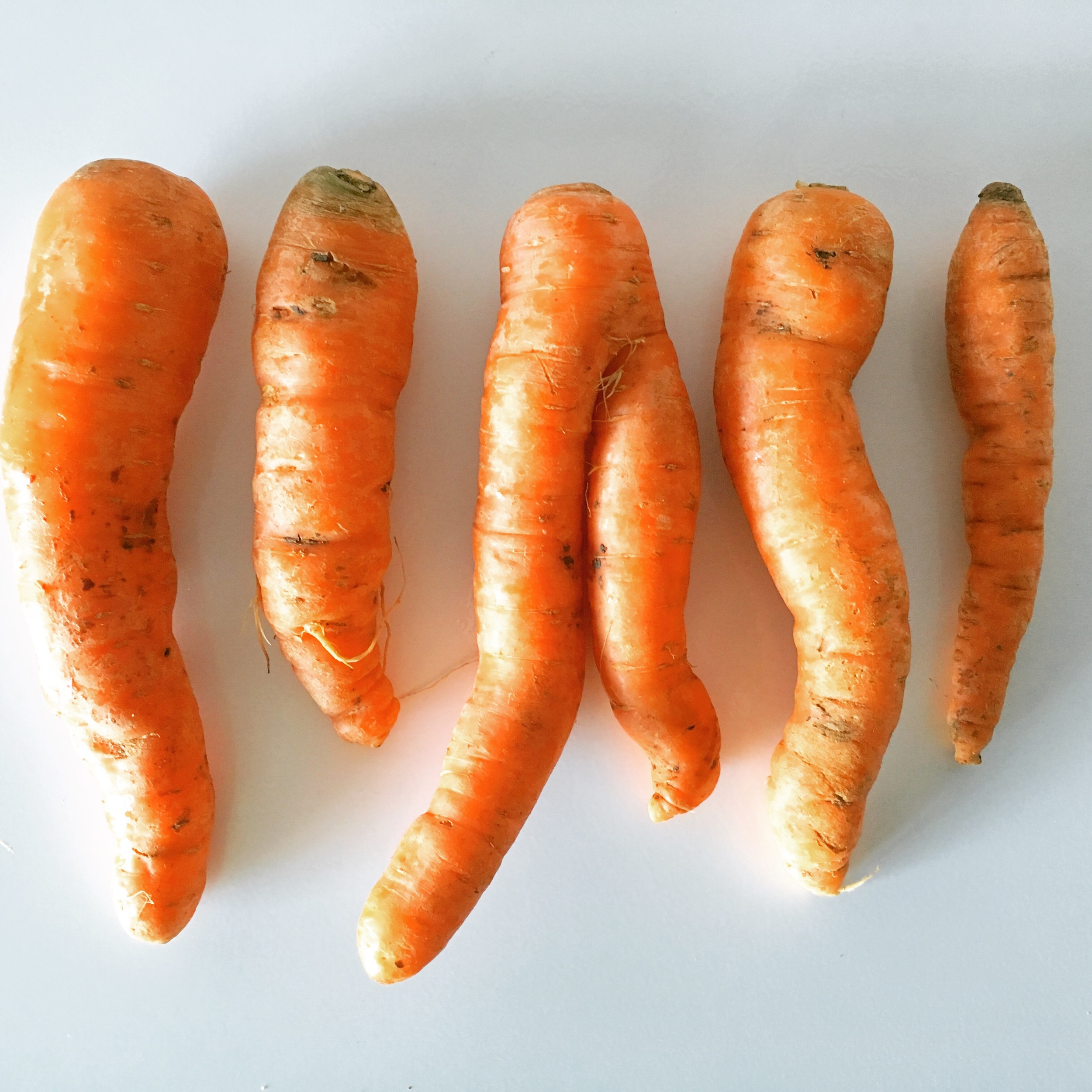 Organic Carrot Shapes!