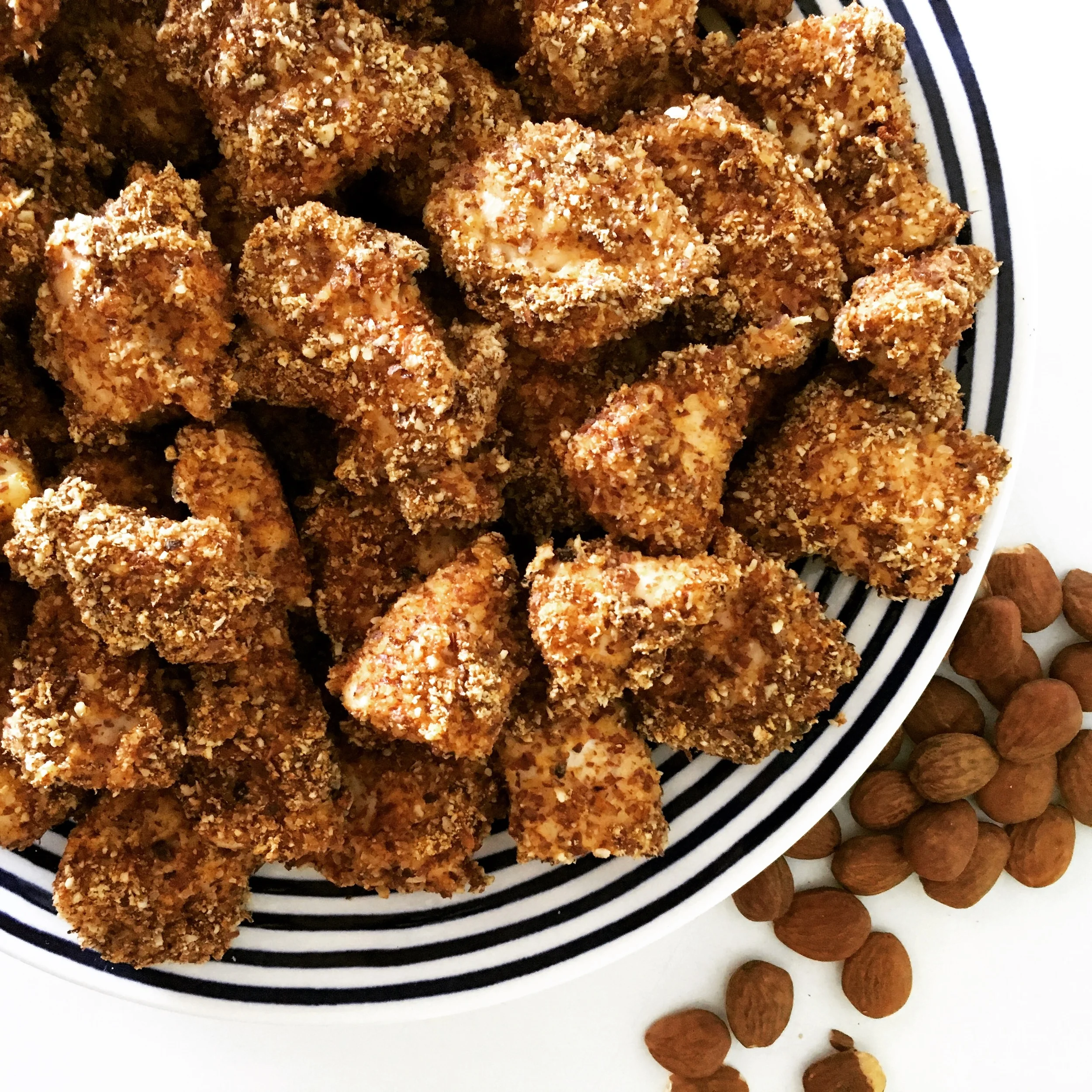 Almond Crusted Chicken Nuggets