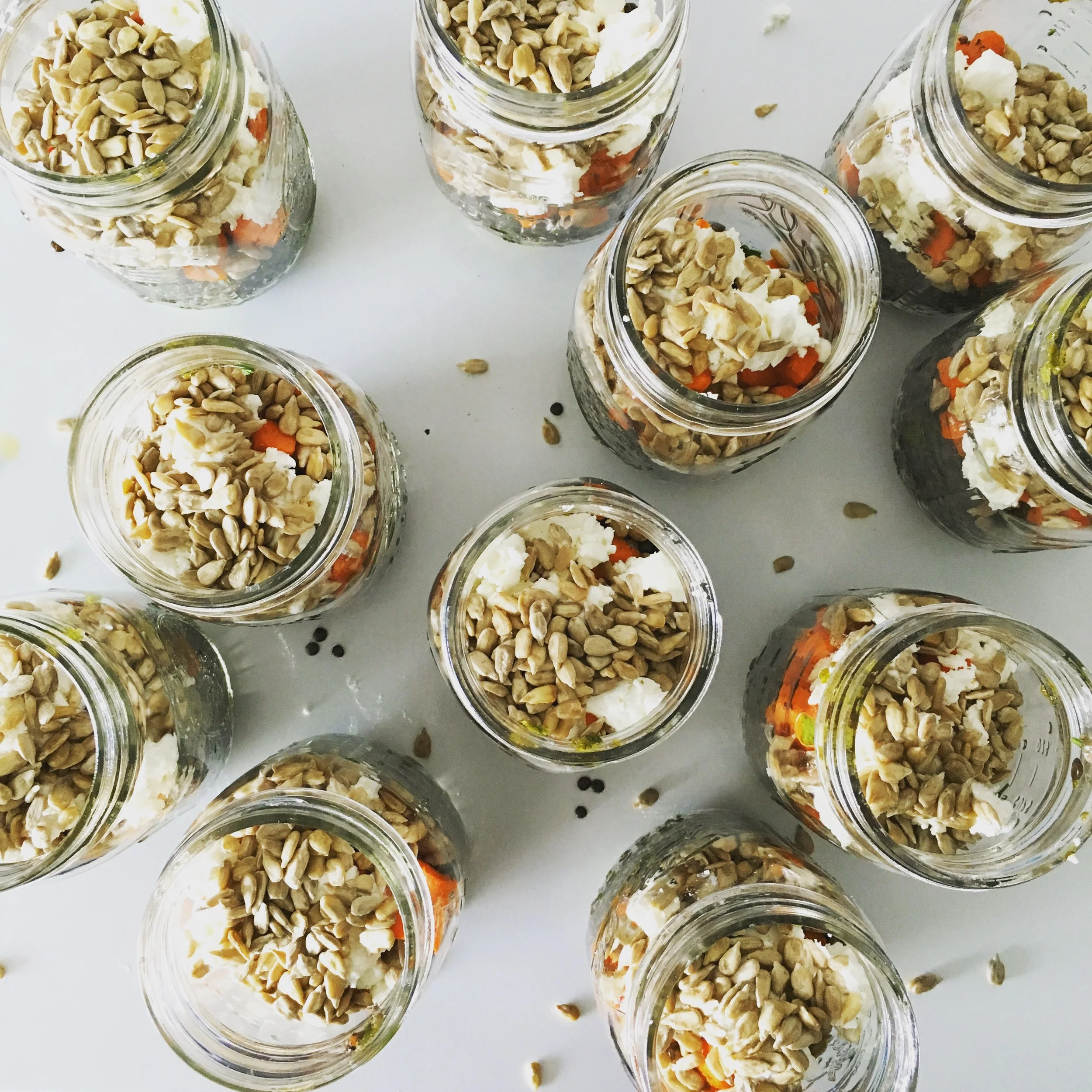 Black Lentil Pesto Salad