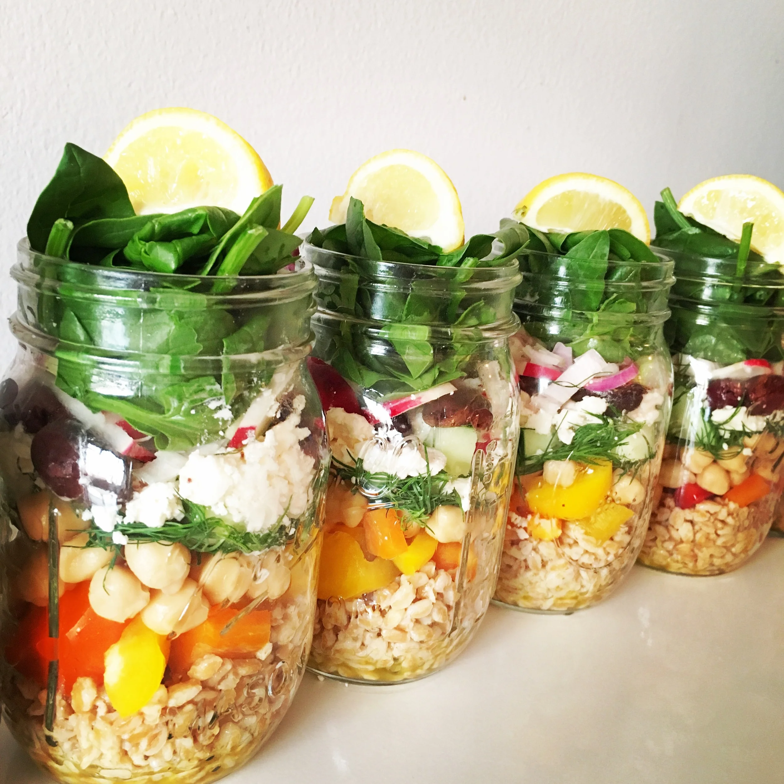 Greek Farro Salad