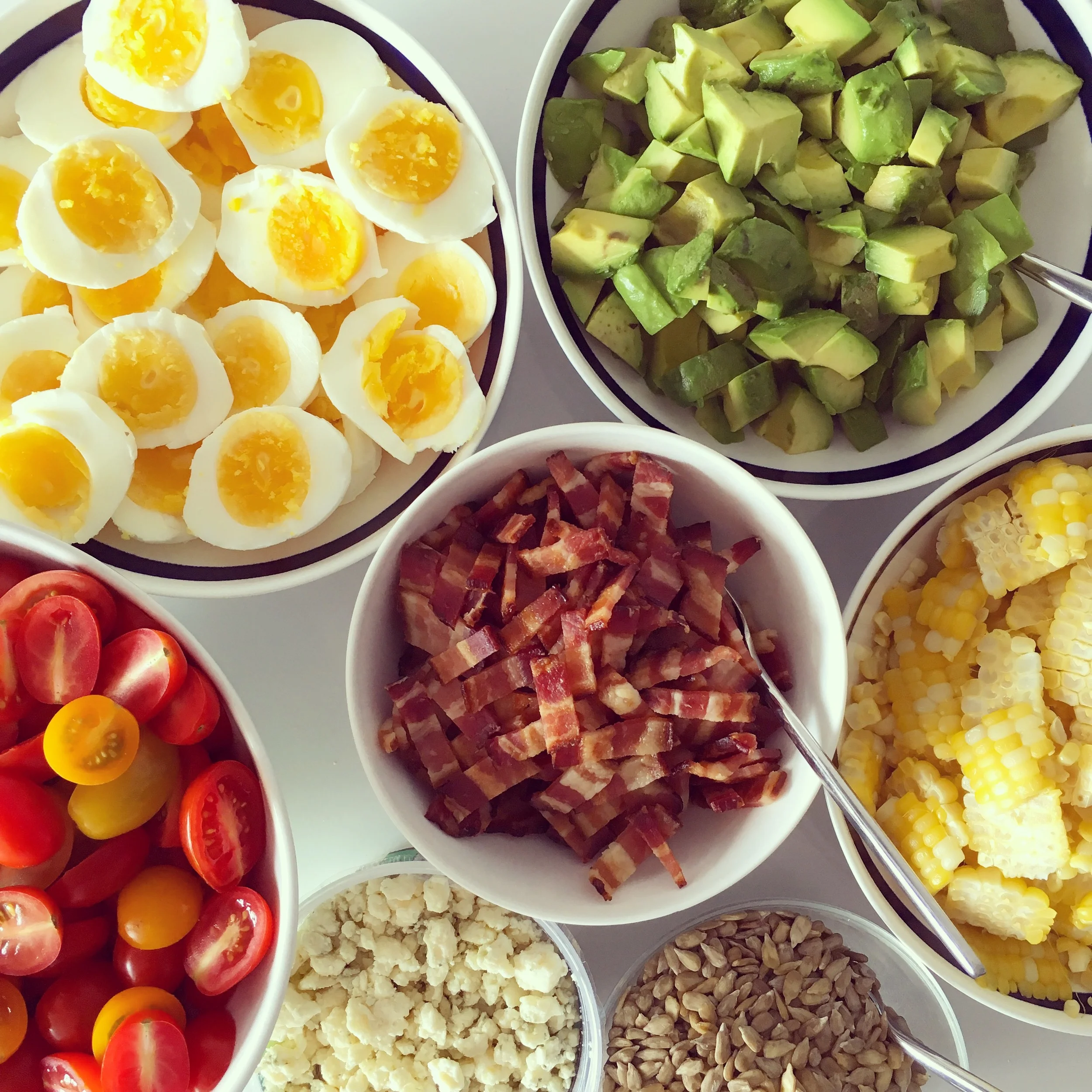 Summer Cobb Salad Prep!