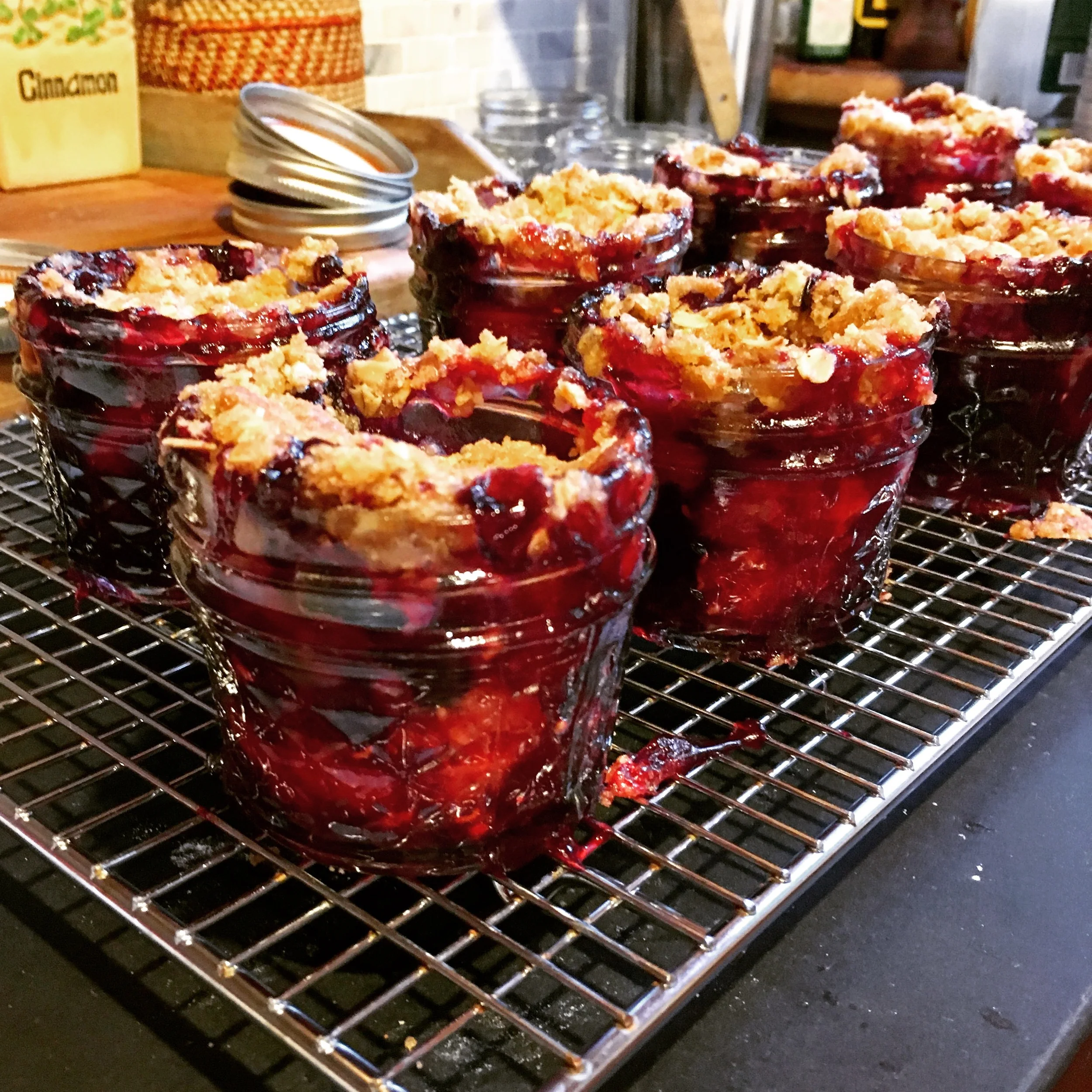 Blackberry, Blueberry & Raspberry Crumble!