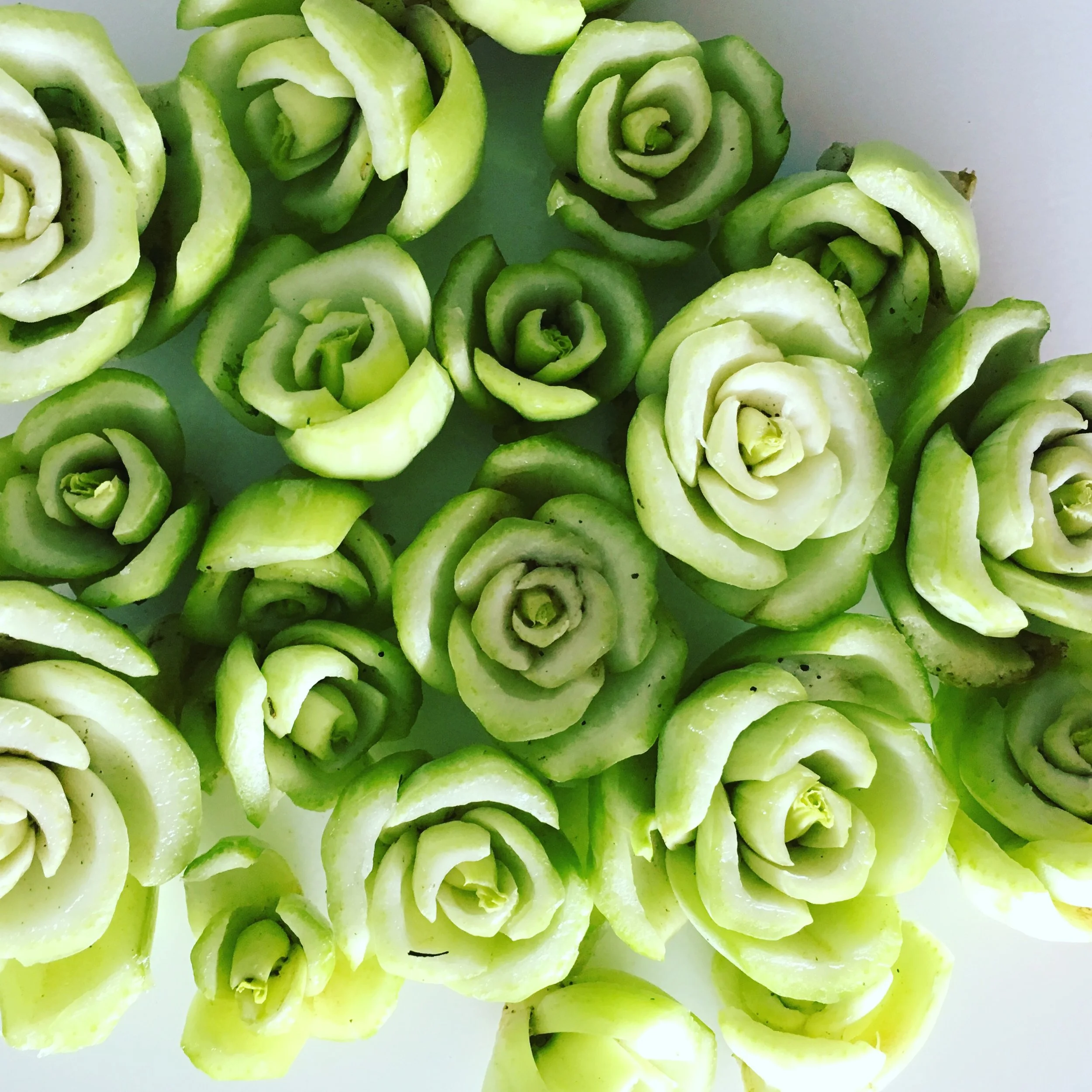 Bok Choy Roses!