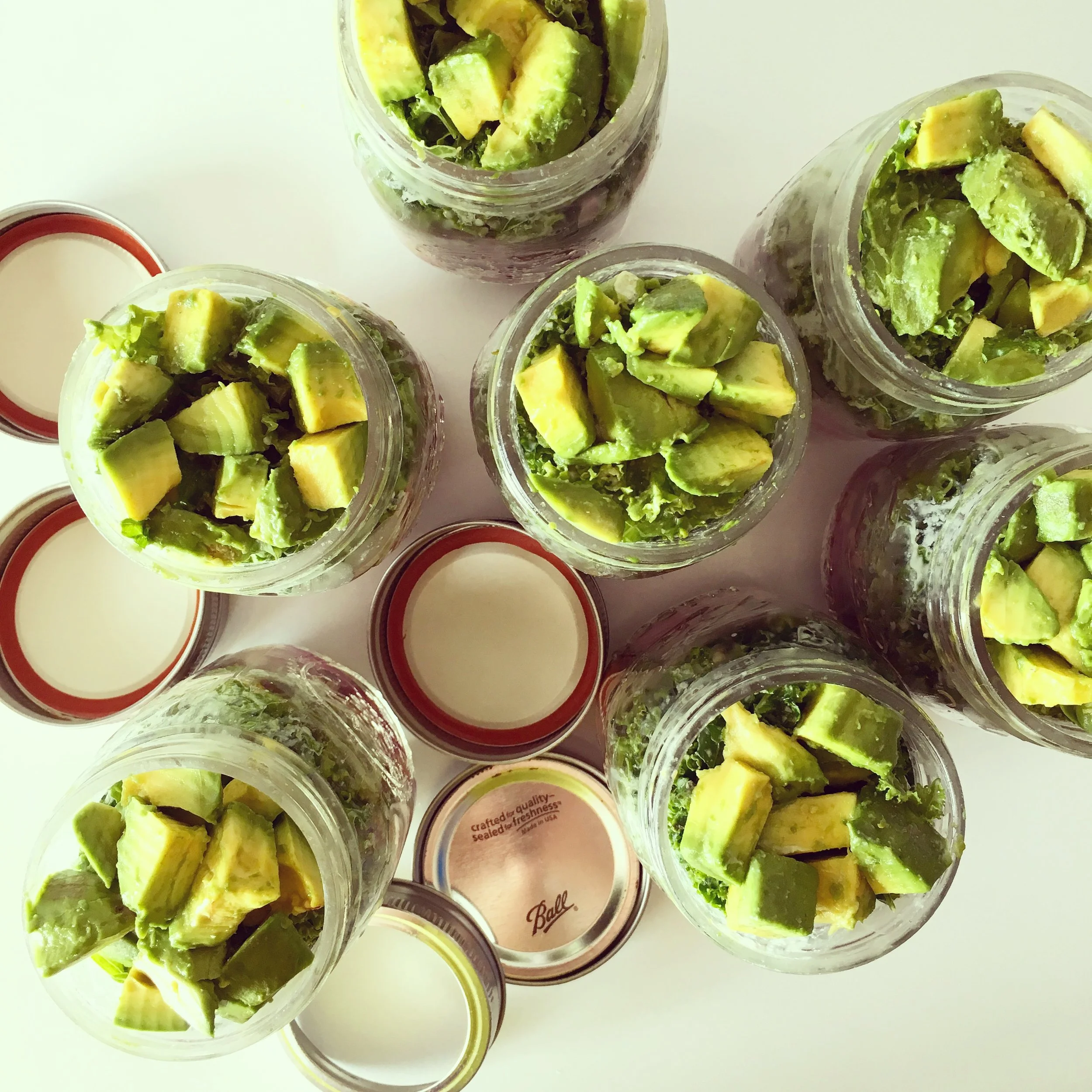 Diced Avocado makes every salad better