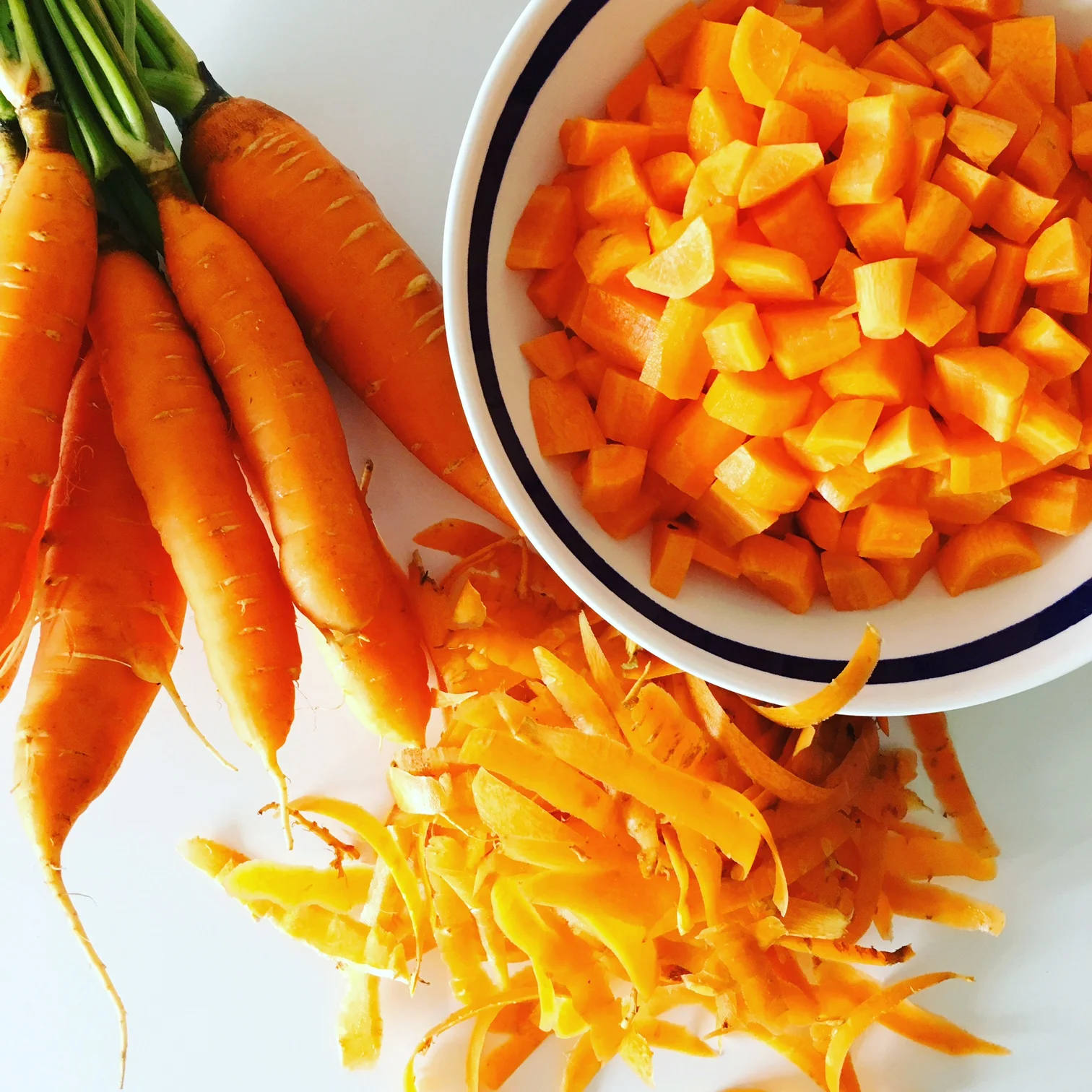 Sweet local organic carrots!
