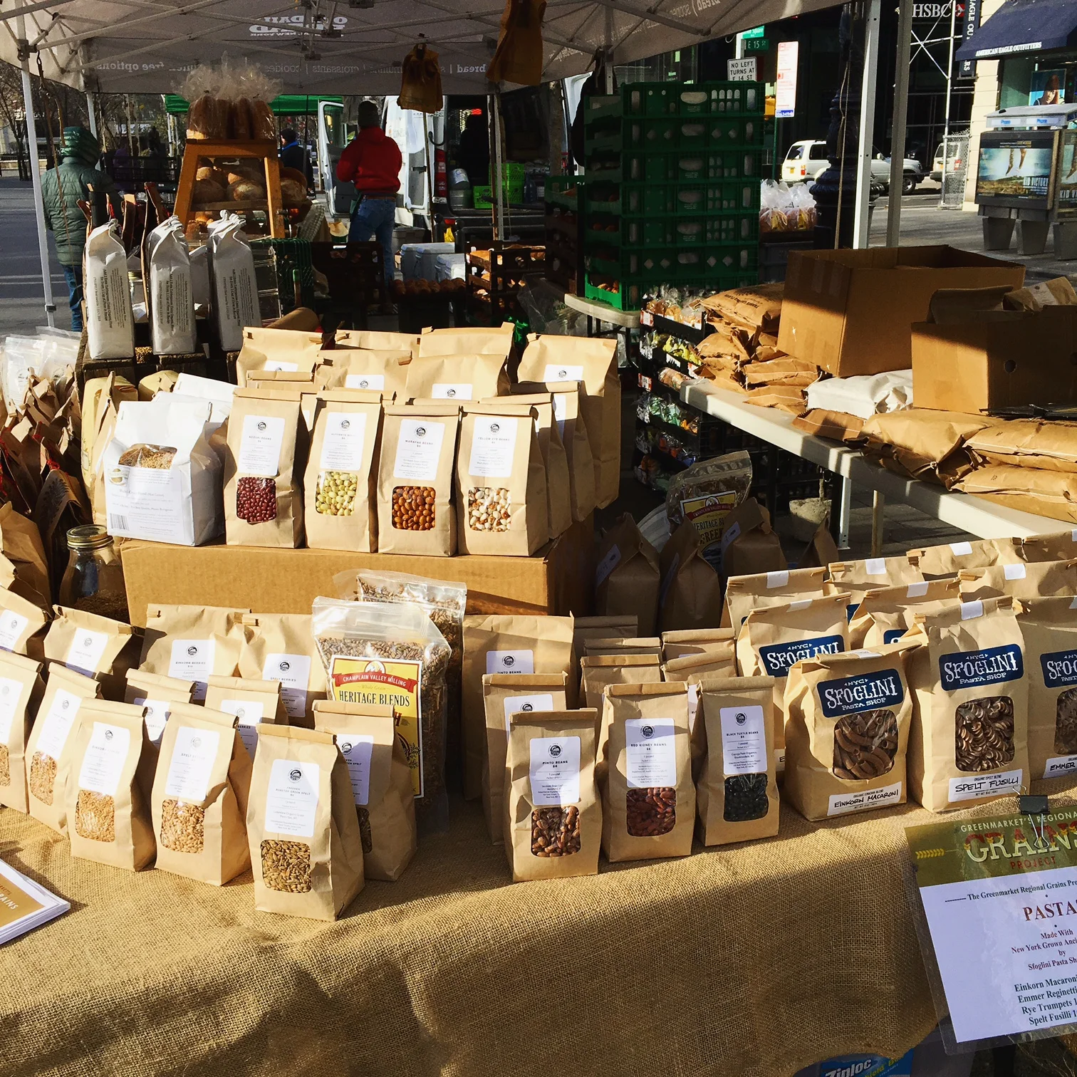 Local Beans from the Union Square Farmers Market