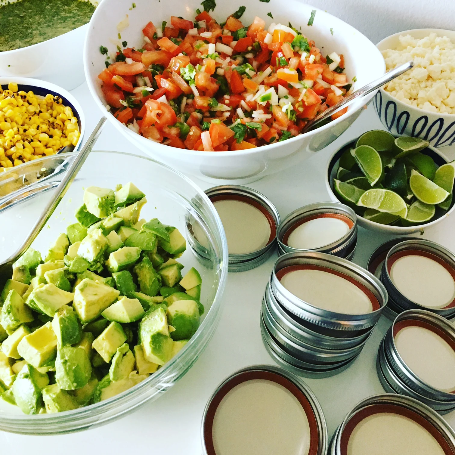 Mexican Quinoa Bowl Fixings 