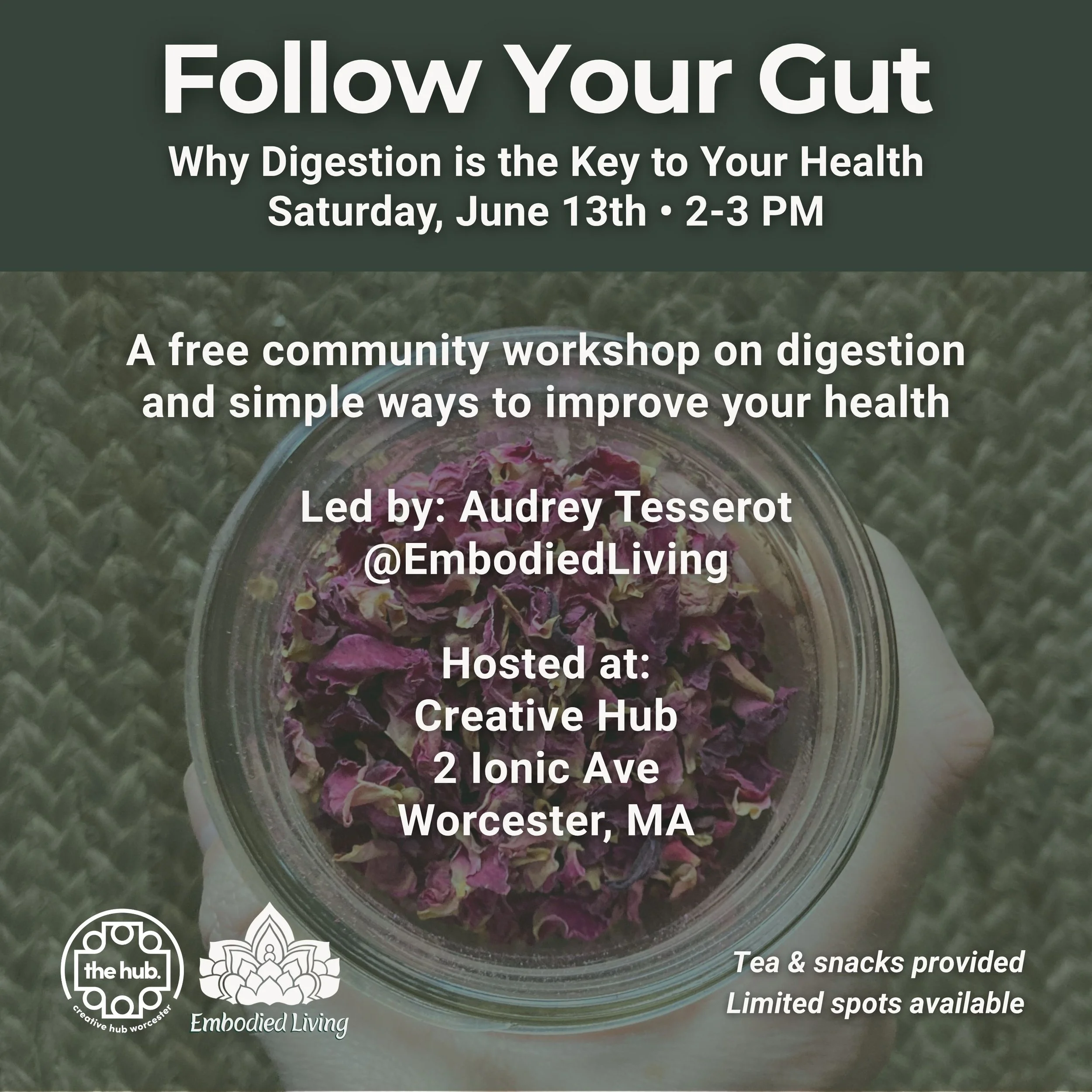 Follow Your Gut @ Creative Hub Worcester