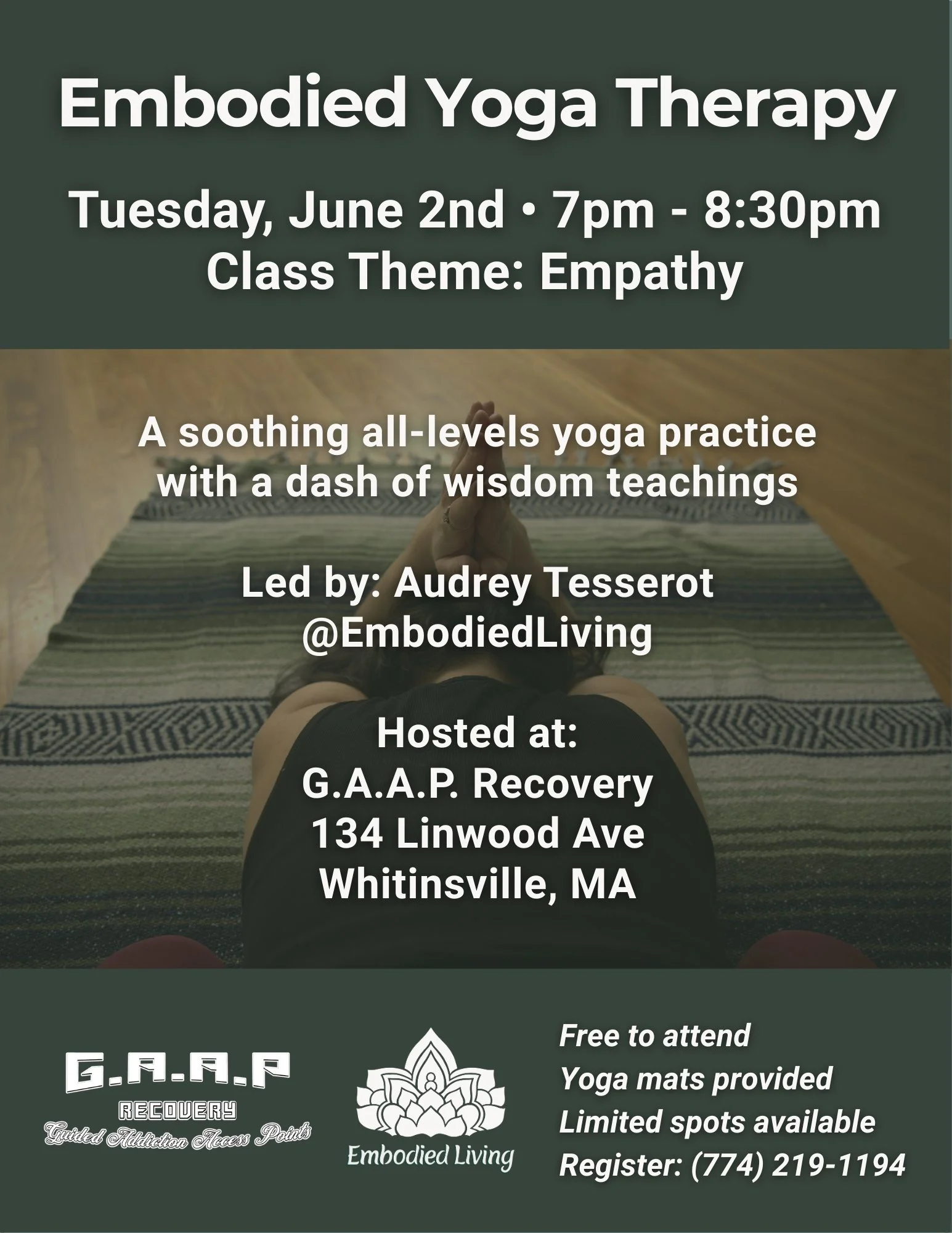Embodied Yoga Therapy @ GAAP Recovery