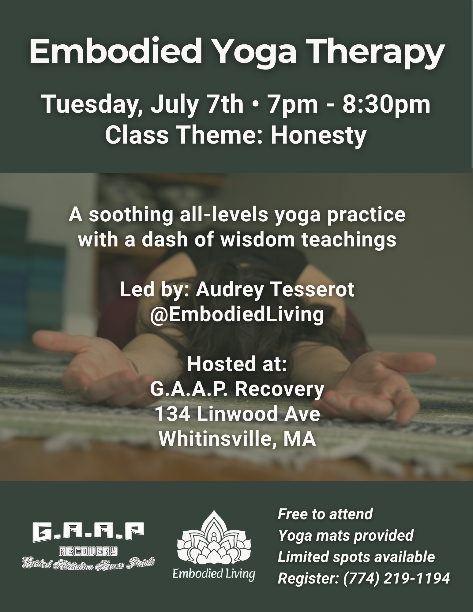 Embodied Yoga Therapy @ GAAP Recovery