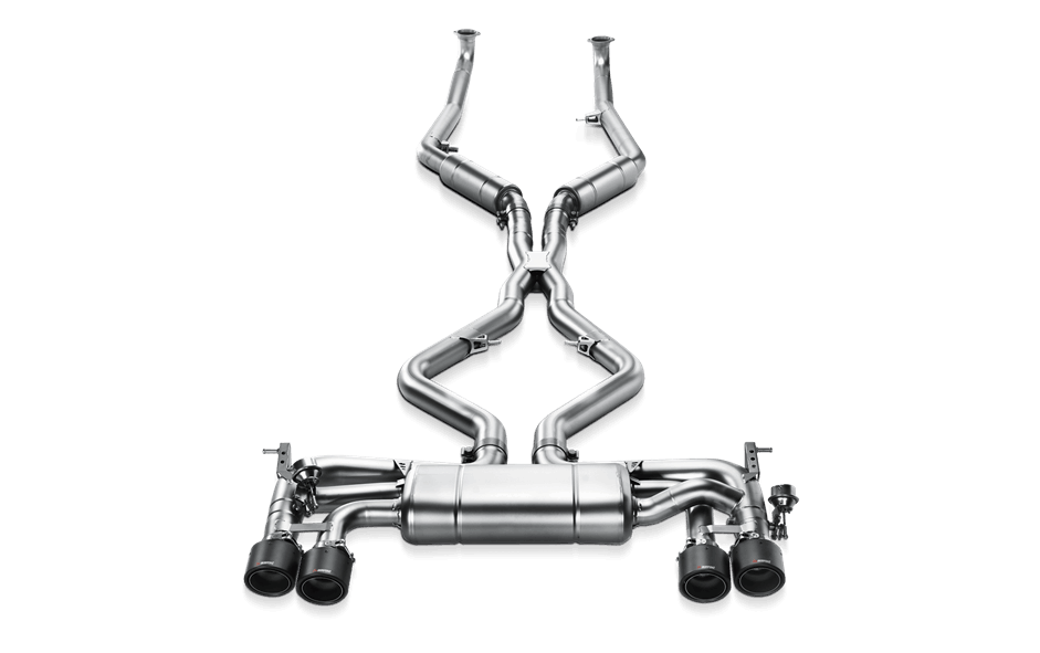Akrapovic BMW X5M X6M E70 E71 Evolution Titanium Carbon Fiber 2
