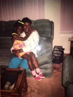 My grandmother and I!