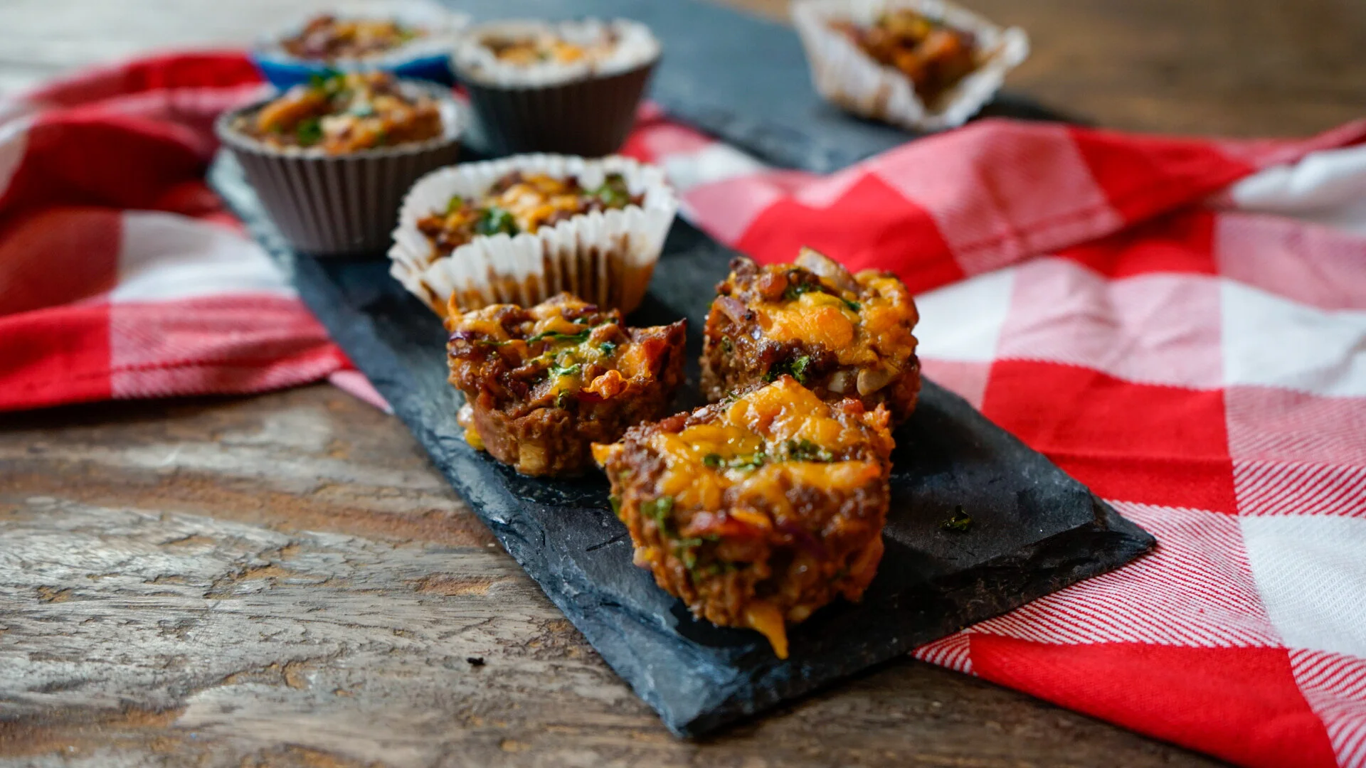 Mini cheesburger bites